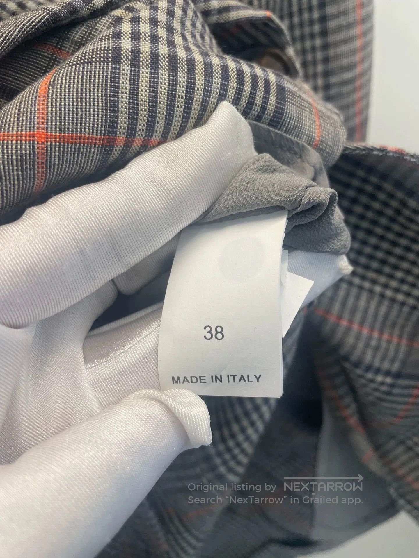 Brunello Cucinelli Brunello Cucinelli Gray Plaid Blazer 38. Size US S / EU 44-46 / 1 - 4 Thumbnail