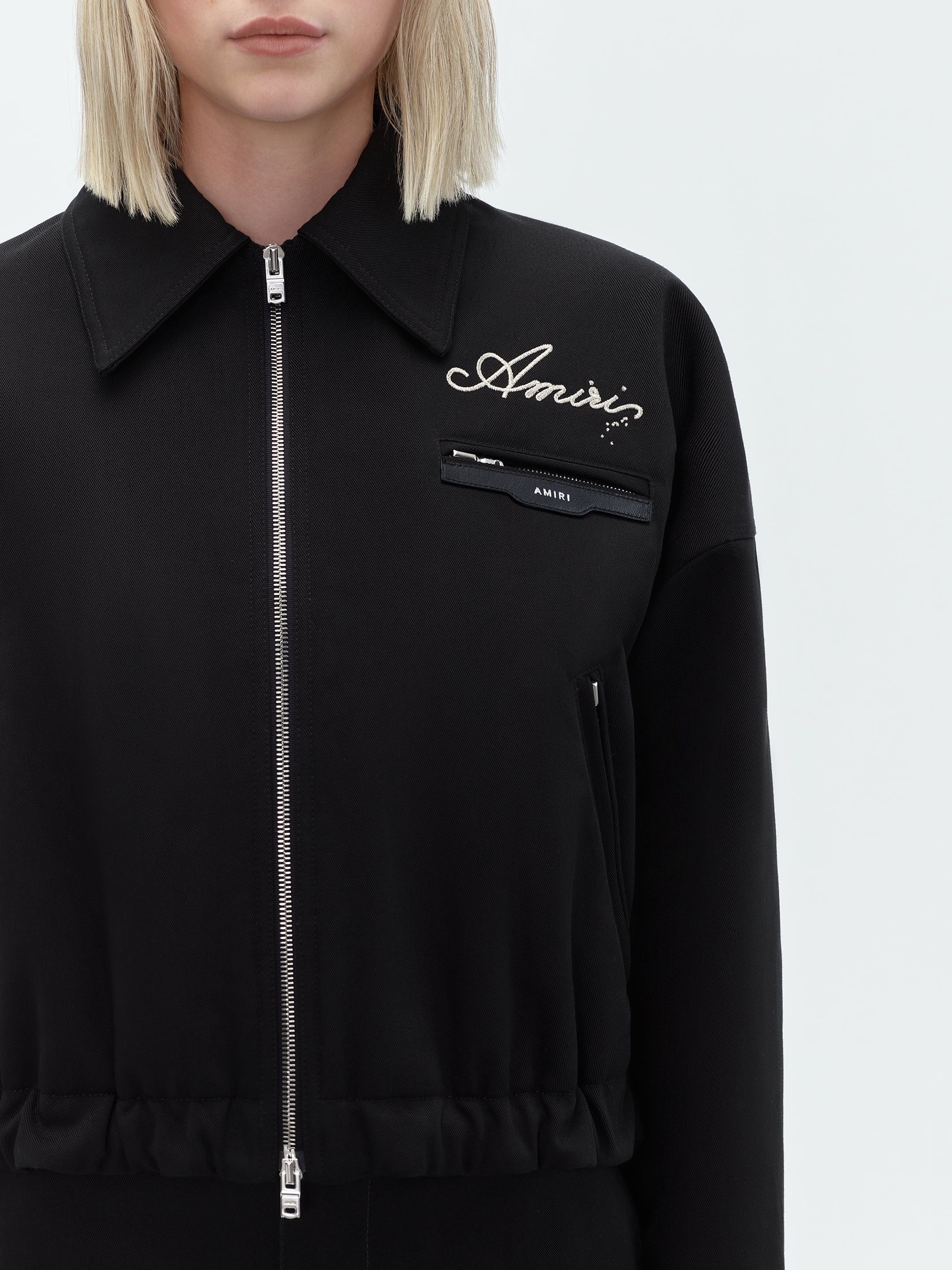 Amiri o1w1db10325 Champagne Workman Jacket in Black Size L / US 10 / IT 46 - 6 Thumbnail