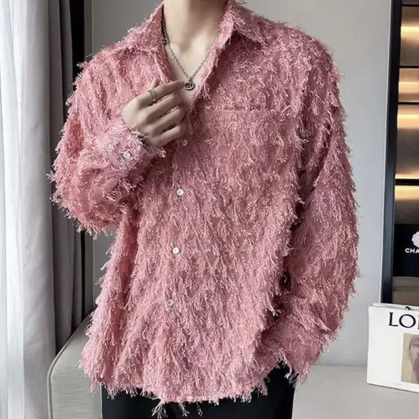 Japanese Brand Sawako x Maria Elegant Splicing Tassel Button Up Shirt Size US M / EU 48-50 / 2 - 3 Thumbnail