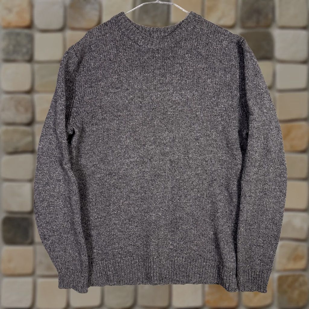 Vintage L.L. Bean Sweater Mens XLT XL Tall Fisherman Knit Pullover Jumper Ragg Lambswool Gray Size US XL / EU 56 / 4 - 1 Thumbnail