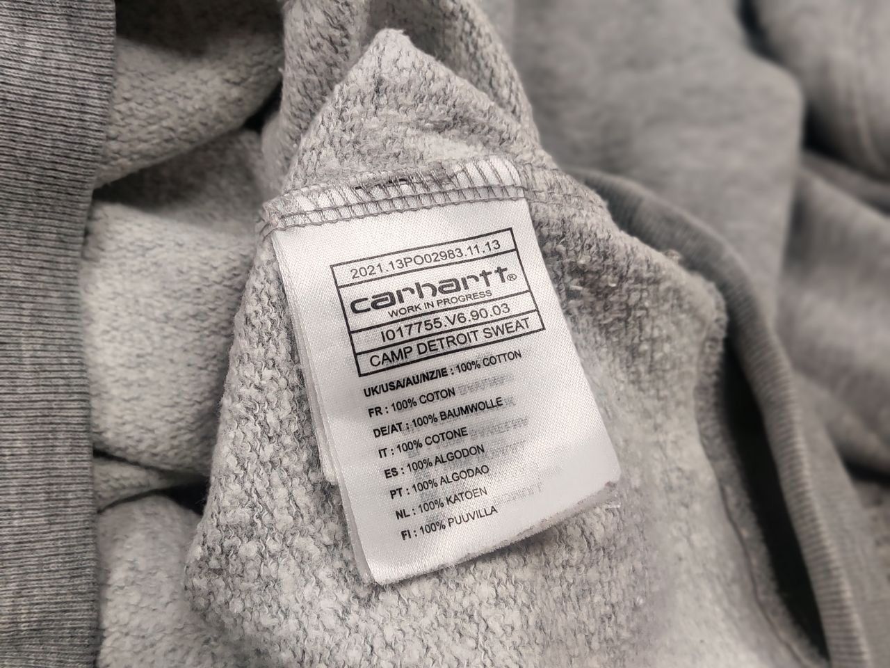 Carhartt Vintage Carhartt Camp Detroit Fish Logo Gray Sweatshirt Size US M / EU 48-50 / 2 - 13 Thumbnail