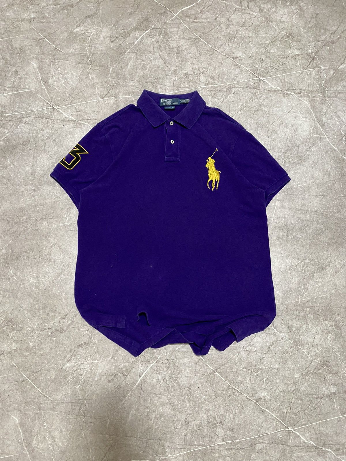 Polo Ralph Lauren × Ralph Lauren × Vintage Vintage 90s Polo Ralph Lauren Big Pony #3 Polo Chief Keef Size US L / EU 52-54 / 3 - 2 Thumbnail
