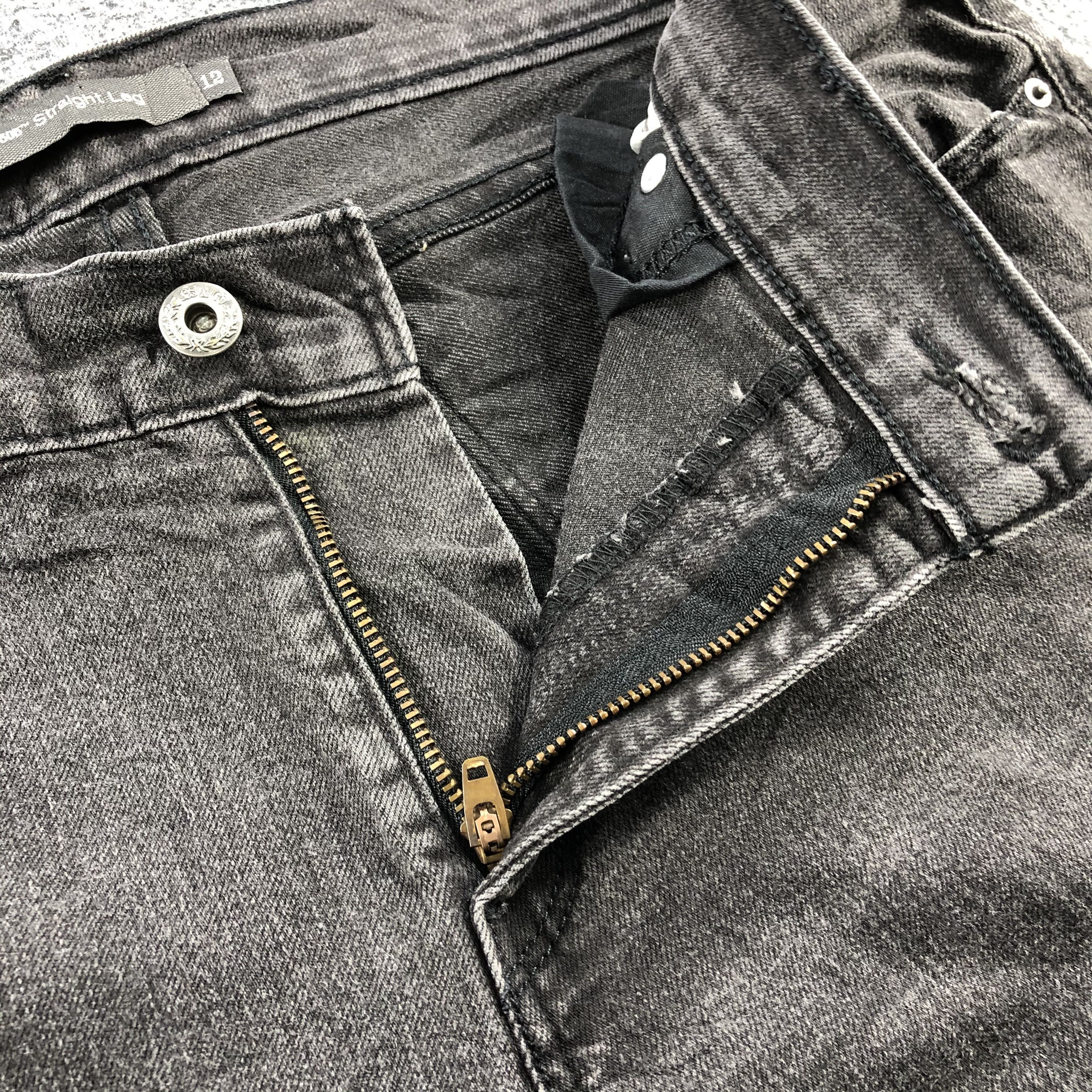 Levi's Faded Black Levis 505 Jeans Vintage Straight Denim-J1101 Size US 33 - 7 Thumbnail