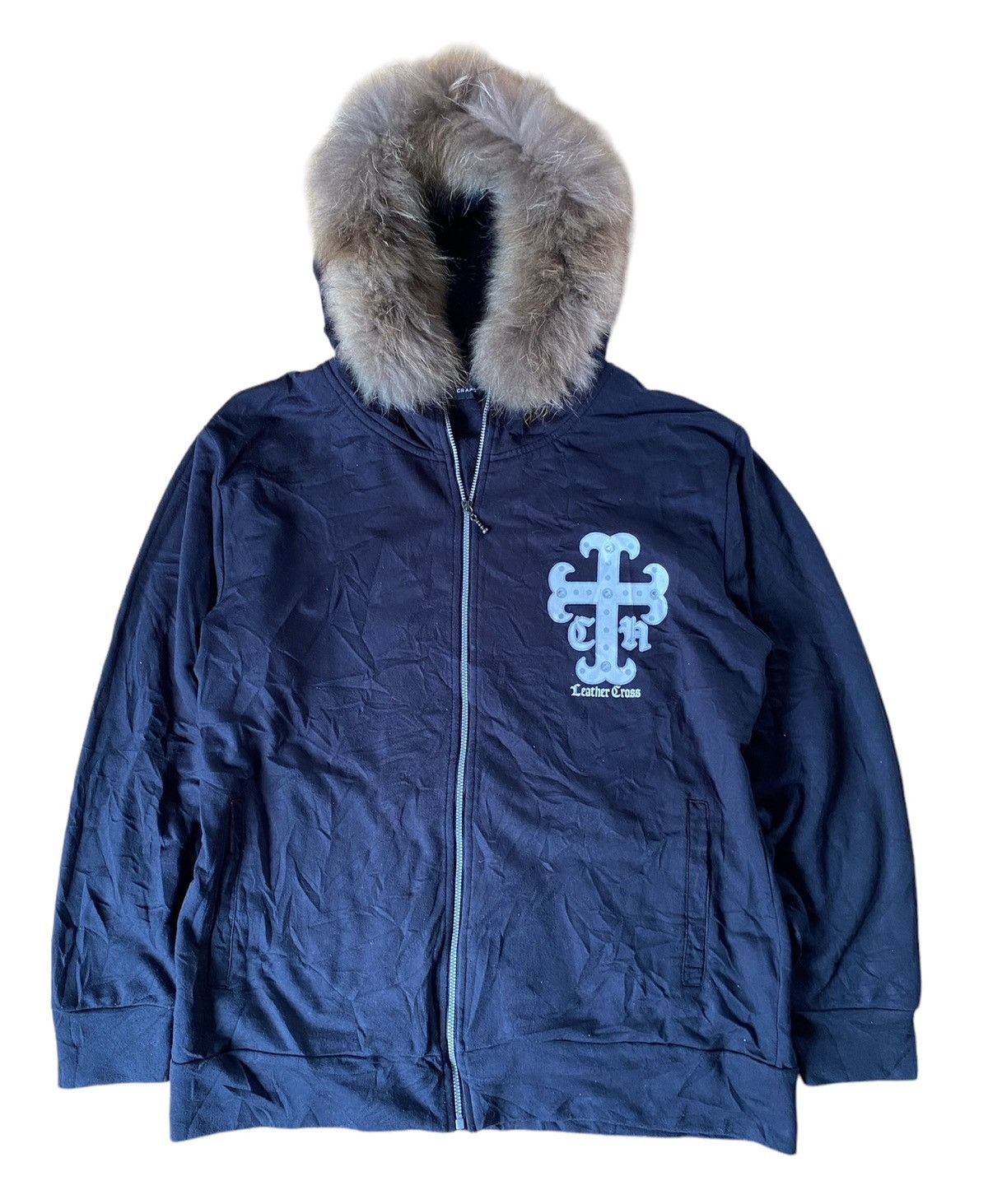 PPFM Craps poem Fur Hoodie ppfm style Size US L / EU 52-54 / 3 - 1 Thumbnail