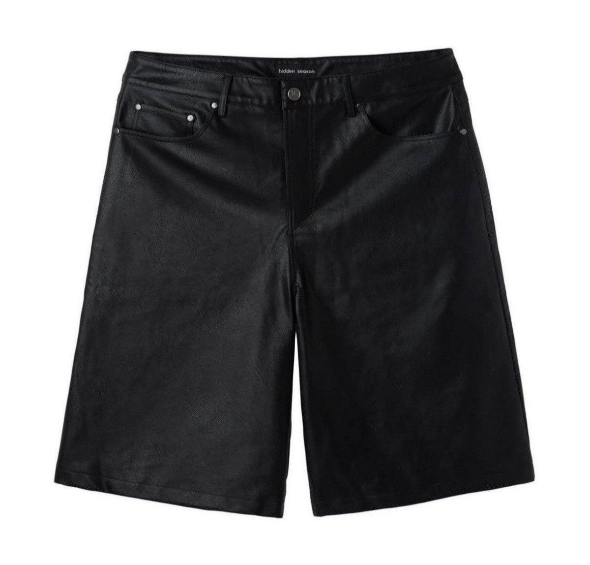 Other Hidden Season Black Leather Shorts Size US 34 / EU 50 - 1 Thumbnail