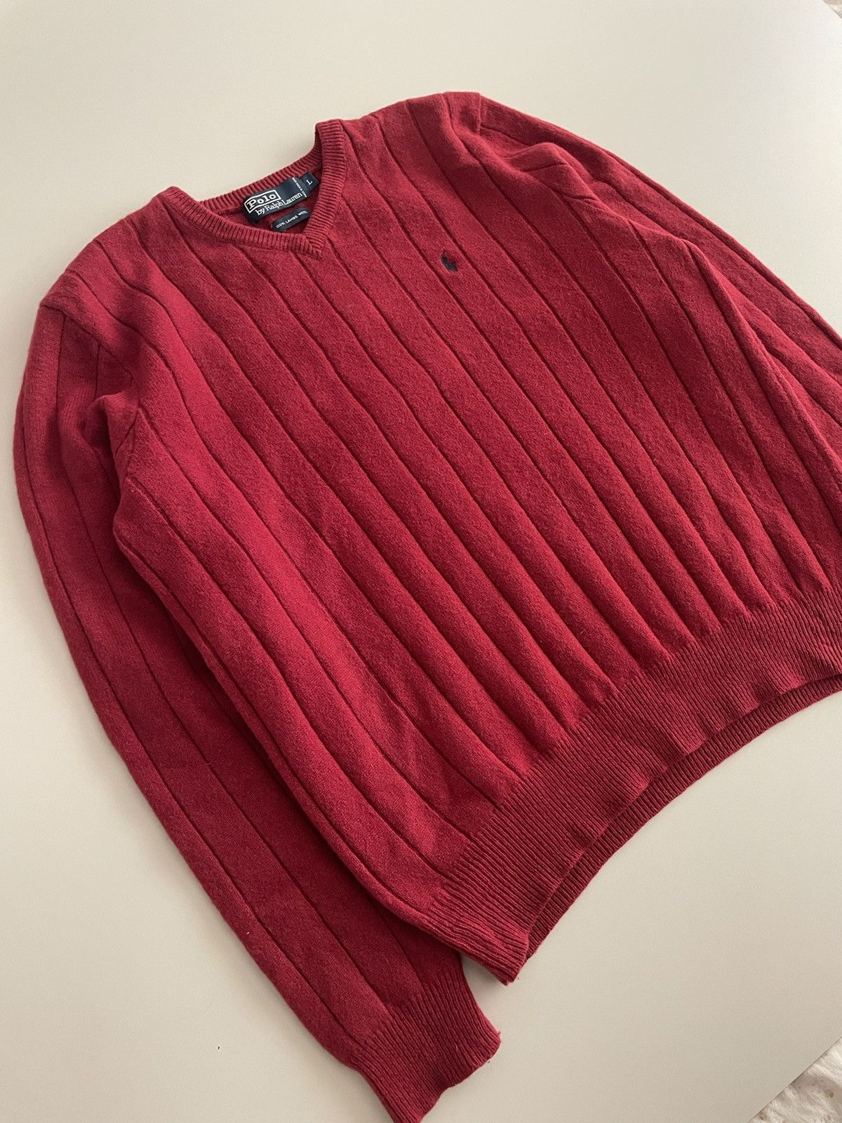 Polo Ralph Lauren Polo Ralph Lauren Lamb Wool Knitwear Size US L / EU 52-54 / 3 - 5 Thumbnail