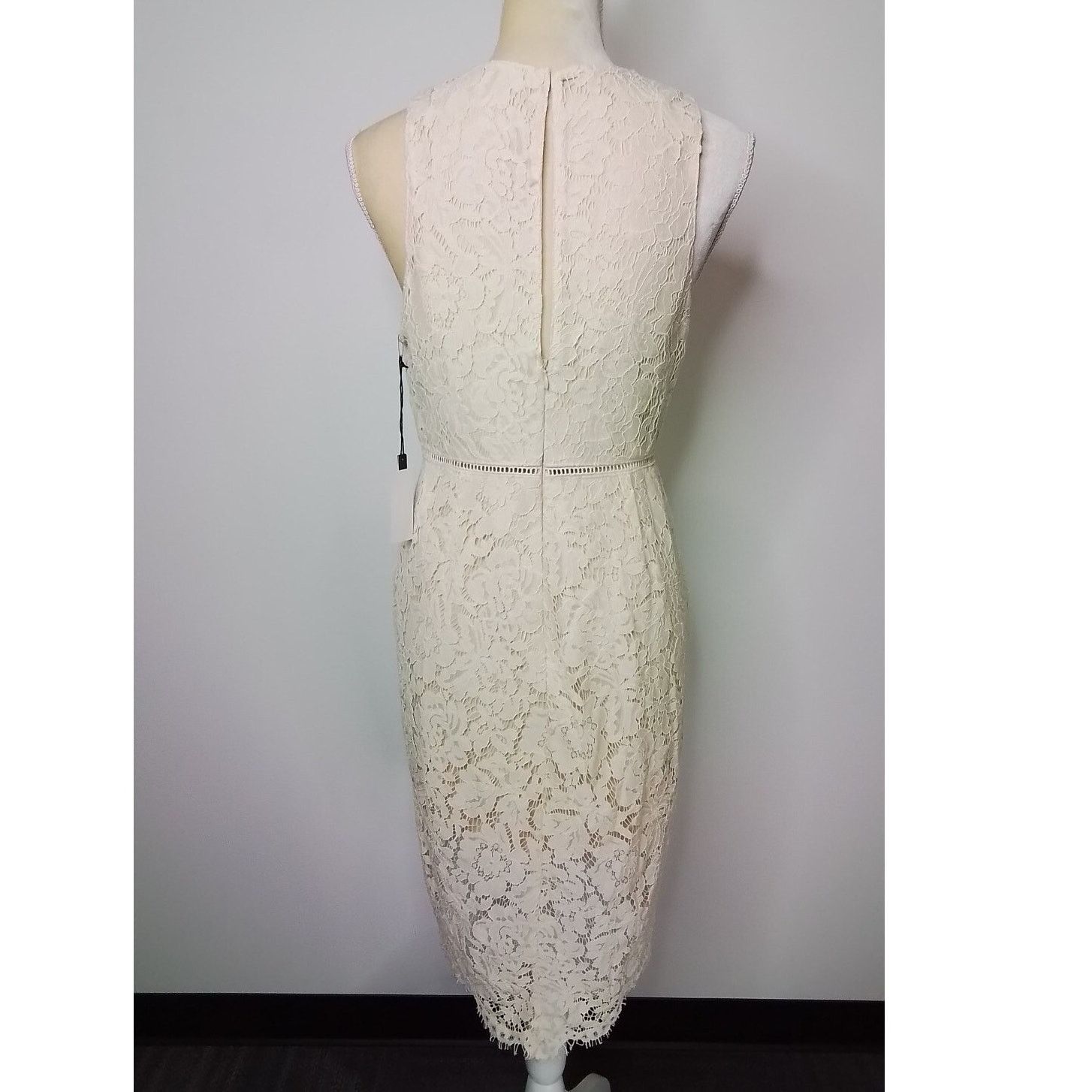 ASTR The Label Astr Lace Dress Women's Medium Off-White NWT Size M / US 6-8 / IT 42-44 - 3 Thumbnail