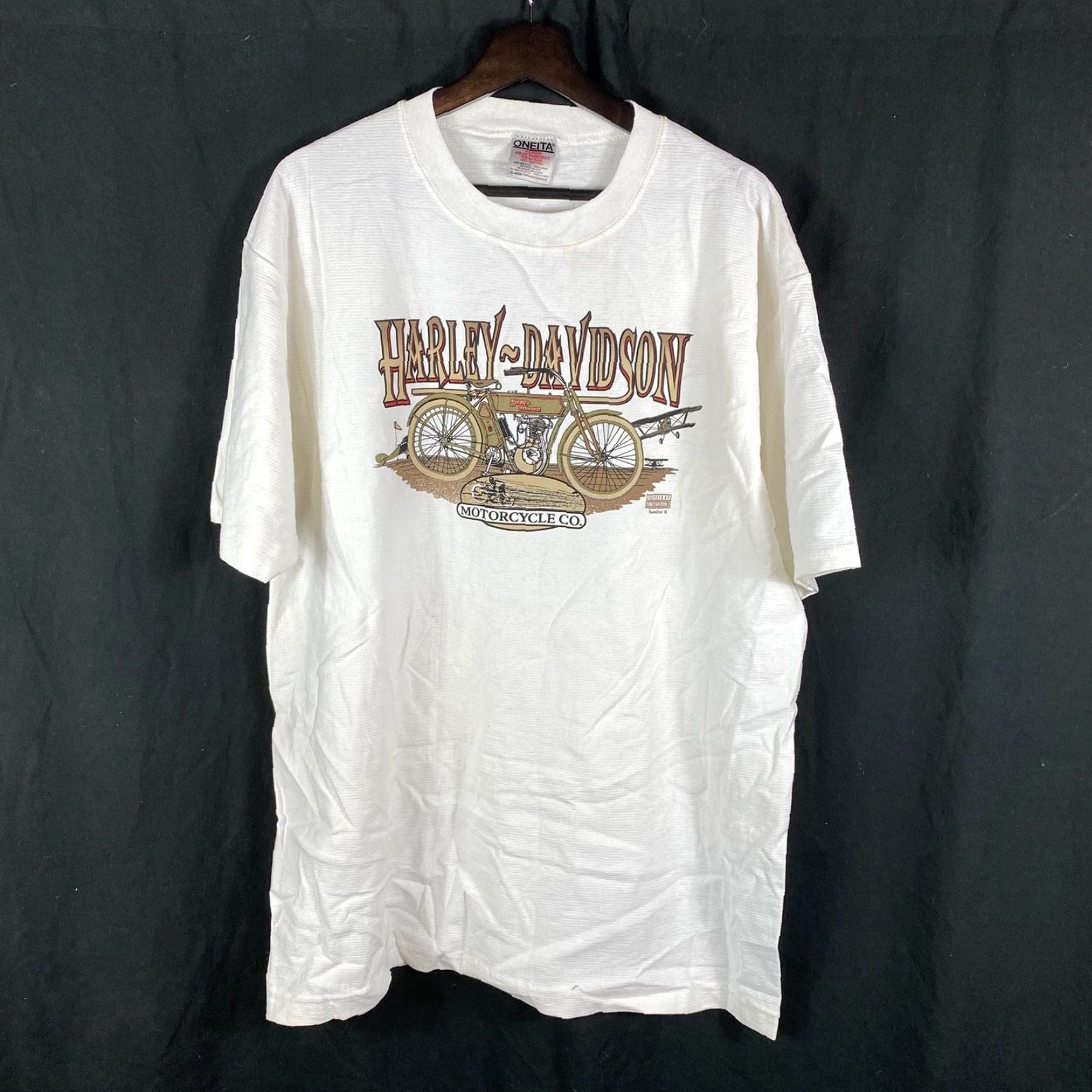 Harley Davidson VINTAGE Harley-Davidson T-shirt Calgary Canada XL 1999 90s XL Mens Girls Womens? Size US XL / EU 56 / 4 - 2 Thumbnail