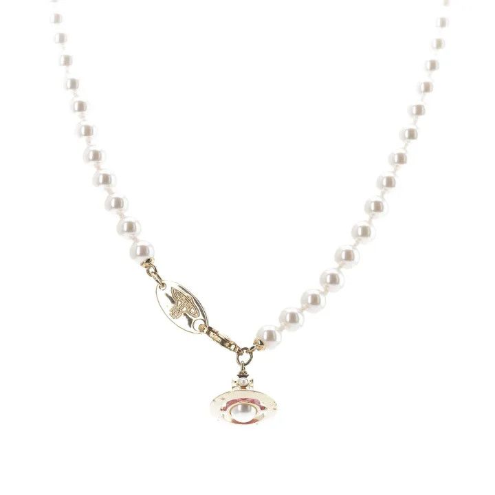 Vivienne Westwood Vivienne Westwood Simonetta Saturn Pendant Necklace 0079 Size ONE SIZE - 1 Thumbnail