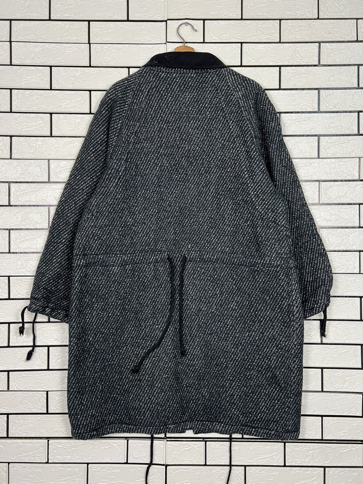 Japanese Brand BALL Special Worn Clothing Wool Long Coat Jacket #4134-C188 Size US L / EU 52-54 / 3 - 17 Thumbnail