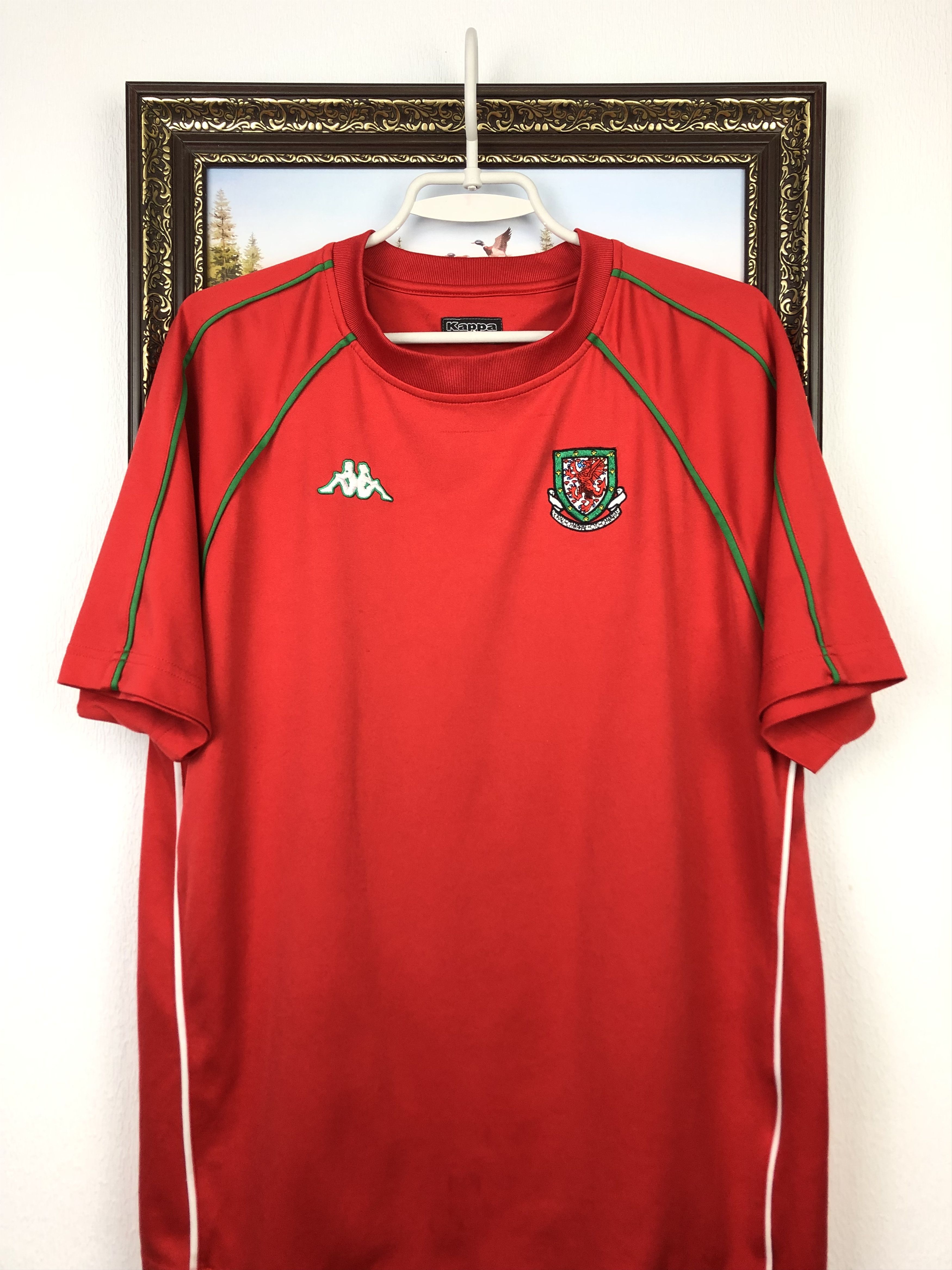 Kappa Wales football shirt 2004 Soccer Kappa Jersey Mens Trikot Size US L / EU 52-54 / 3 - 3 Thumbnail
