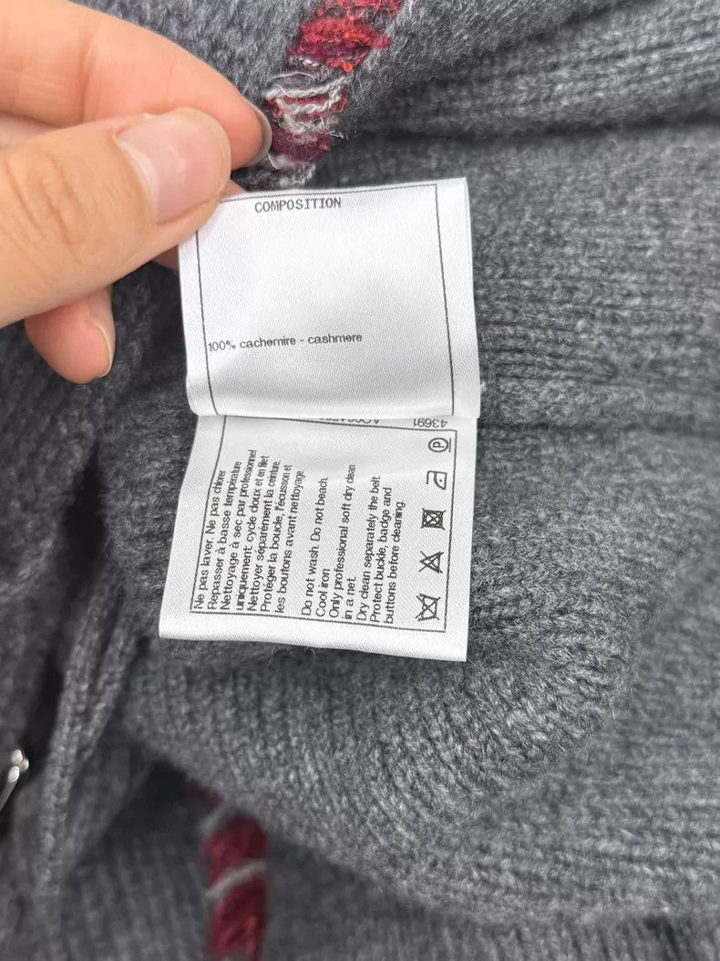 Chanel Chanel Gray coco letter printed tweed stitching ticed cash Size S / US 4 / IT 40 - 7 Thumbnail