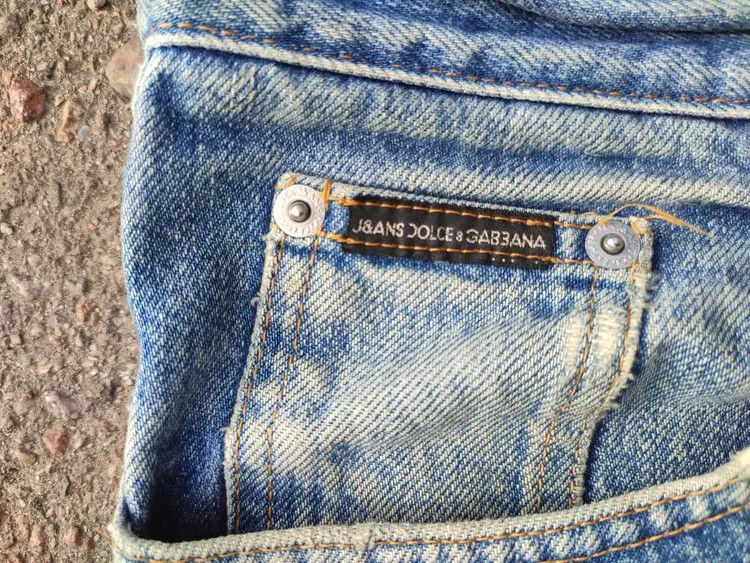 Dolce & Gabbana Dolce & Gabbana J&ANS Vintage Distressed Blue Denim Pants Size US 32 / EU 48 - 17 Thumbnail