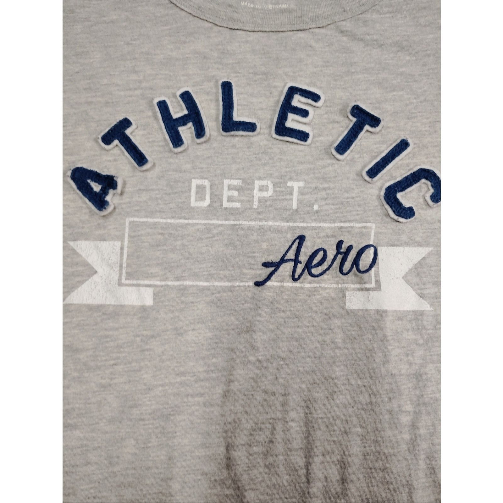 Aeropostale Athletic Dept. Women's Gray Graphic Tee Size S / US 4 / IT 40 - 2 Thumbnail