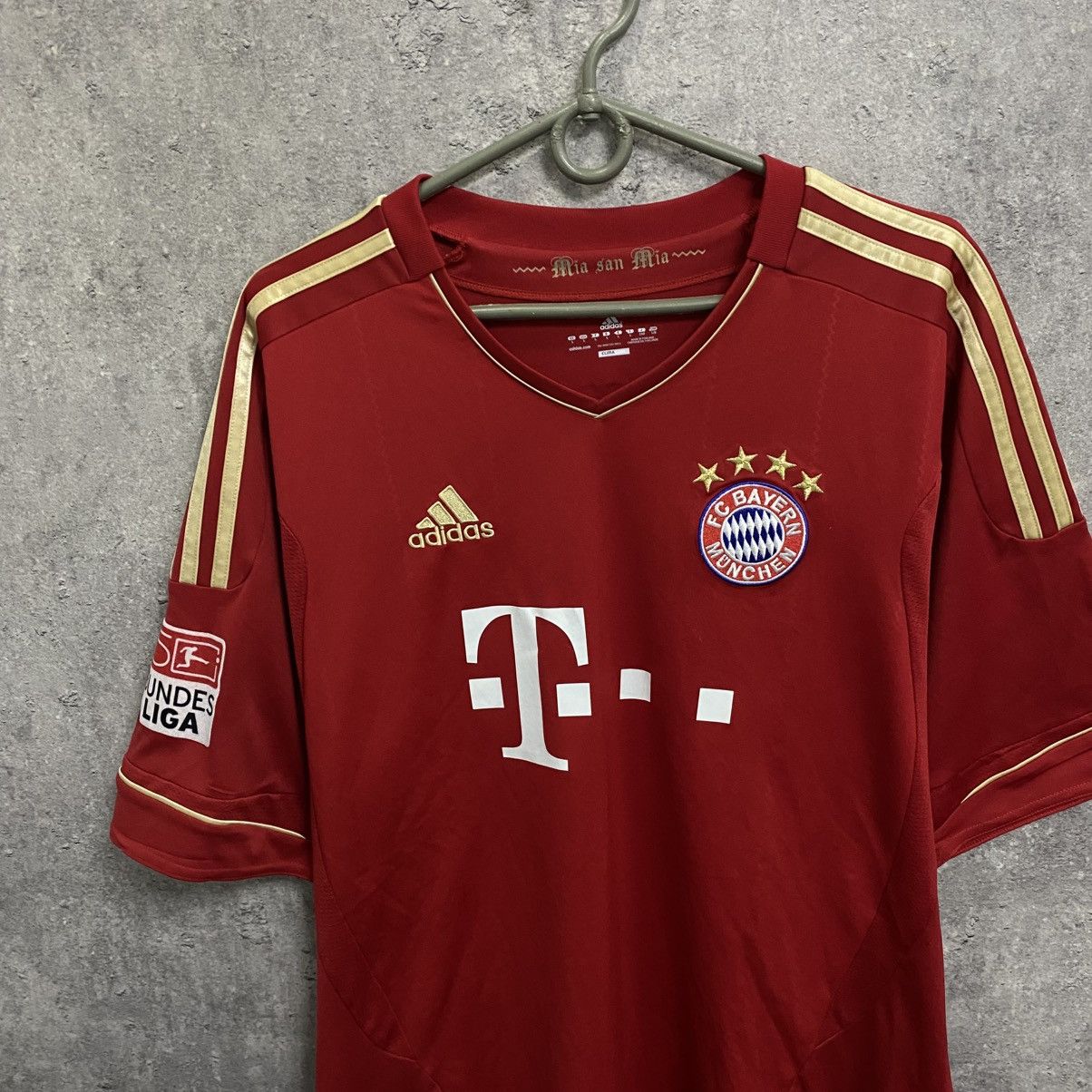 Adidas Vintage Bayern Munich Jersey 2012/13 Shirt #27 David Alaba Size US L / EU 52-54 / 3 - 4 Thumbnail