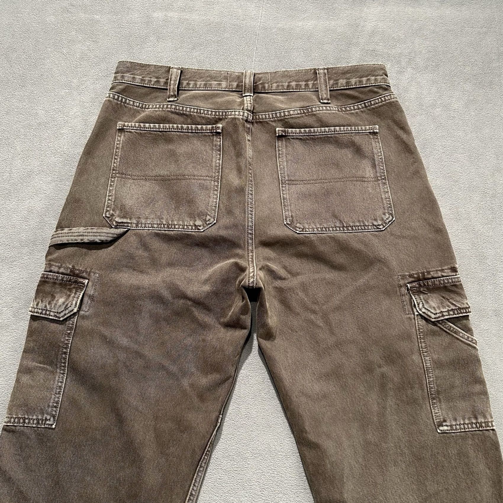 Abercrombie & Fitch Abercrombie & Fitch Jeans Men 34x34 Brown Baggy Carpenter 5-Pocket Denim Size US 34 / EU 50 - 4 Thumbnail