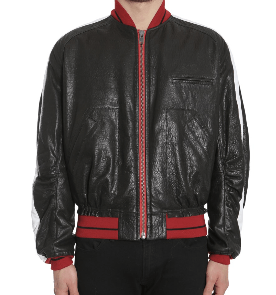 Haider Ackermann Haider Ackermann leather bomber w contrasting color band Size US S / EU 44-46 / 1 - 1 Thumbnail