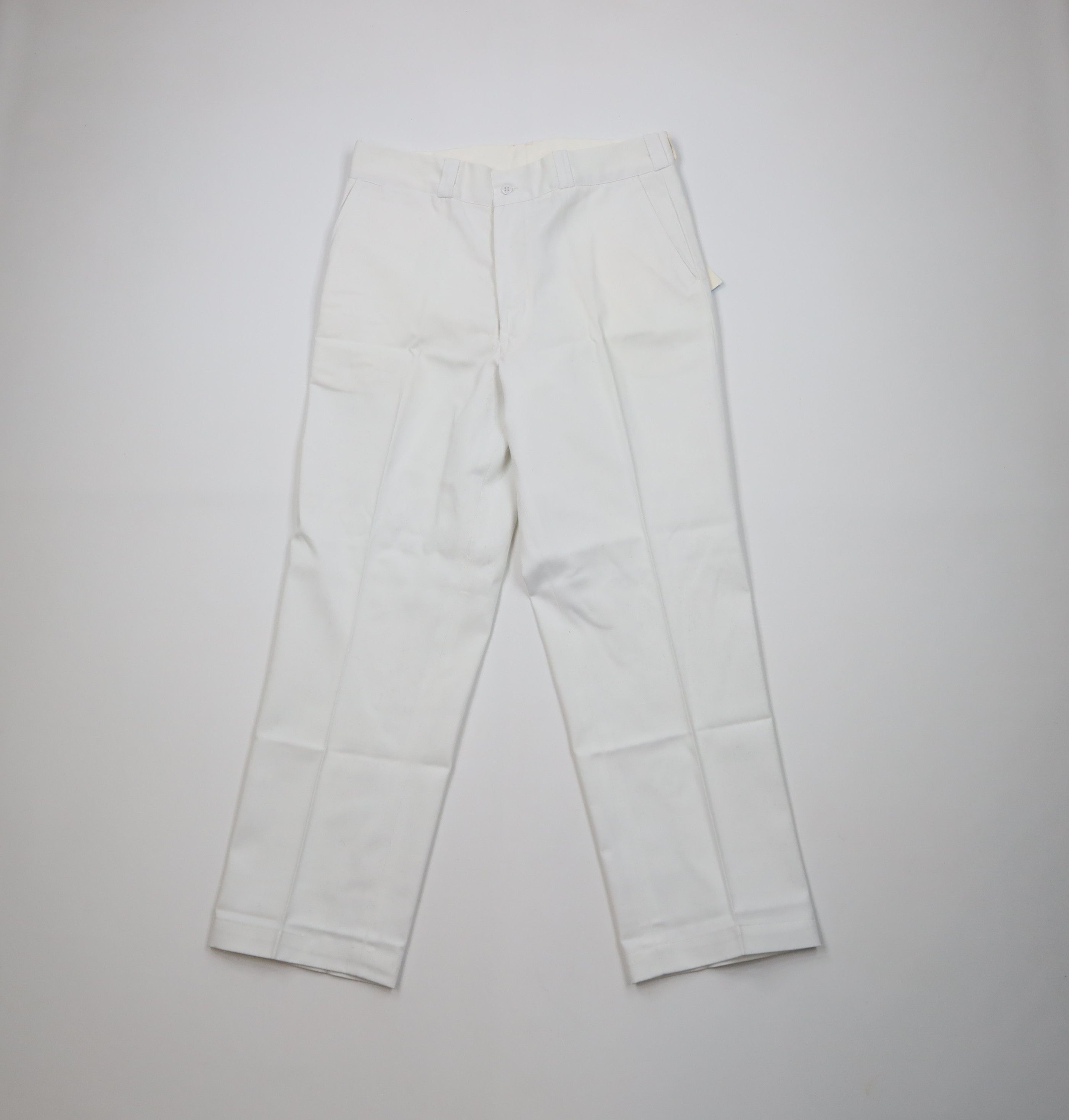 Big Mac Deadstock Vintage 60s 70s Big Mac Mechanic Pants White USA Size US 33 - 1 Thumbnail