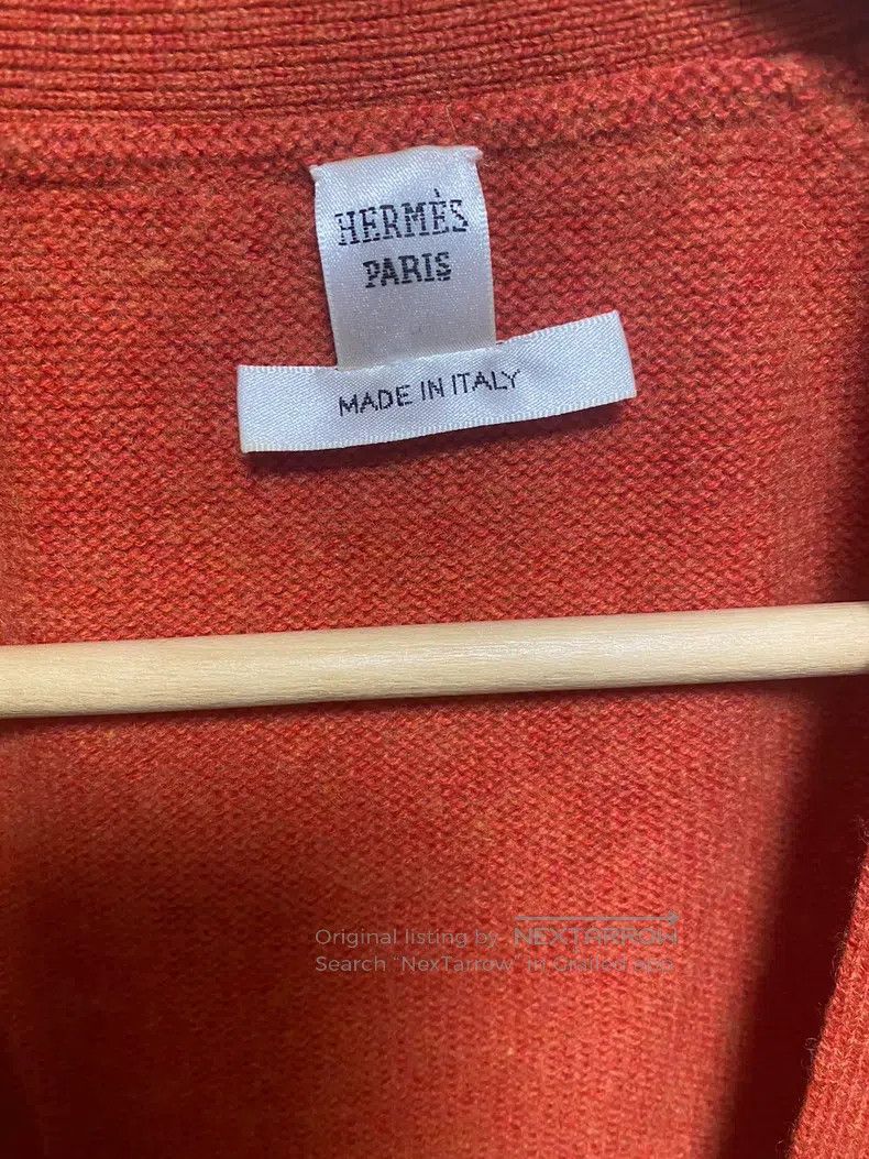 Hermes Hermes Cashmere orange suit Size XXS / US 00 / IT 34 - 2 Thumbnail