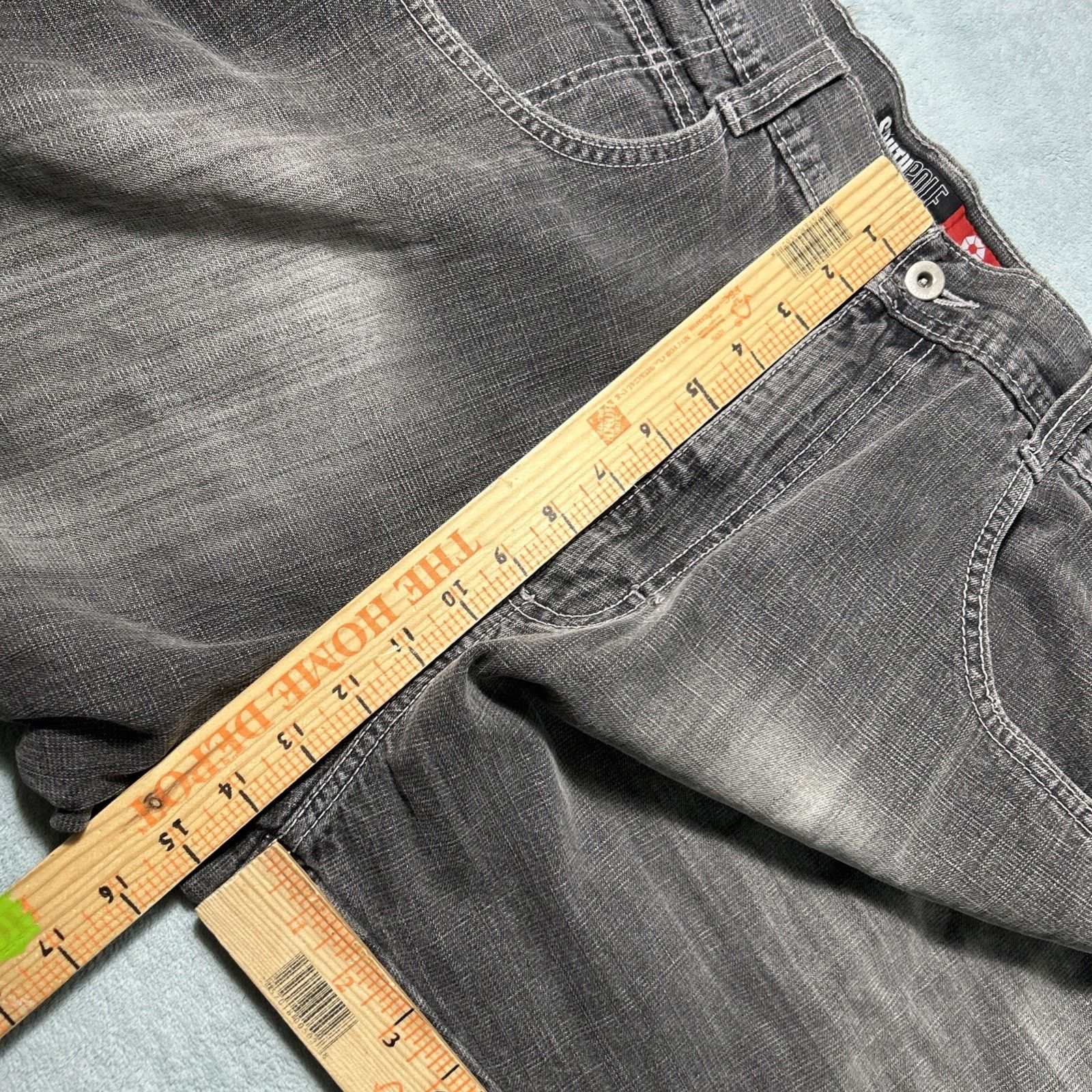 Southpole Southpole Red Tab Beyond Baggy Jeans 38x25 Raw Hems Wide Size US 38 / EU 54 - 17 Thumbnail