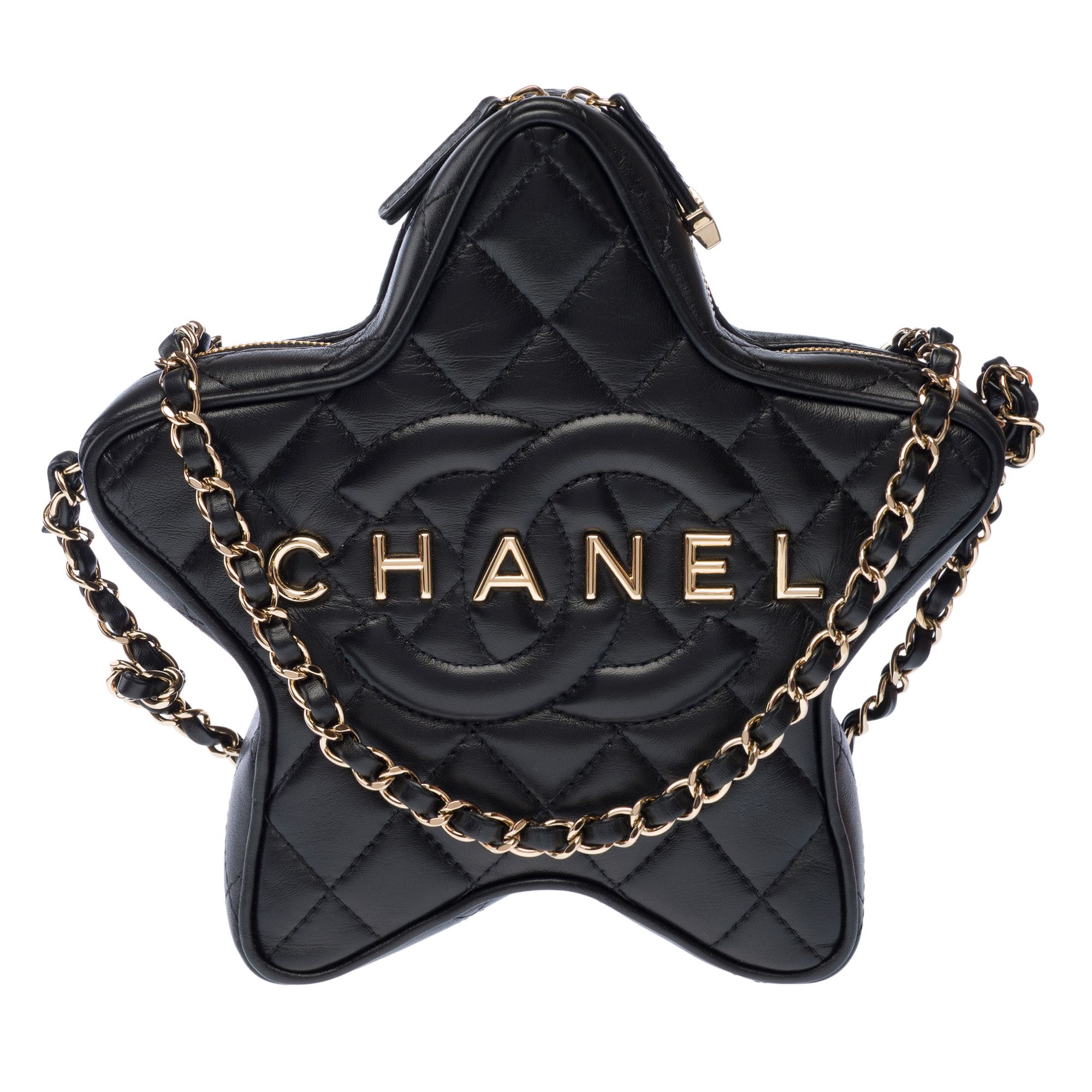 Chanel Chanel Star in Black Leather Size ONE SIZE - 3 Thumbnail