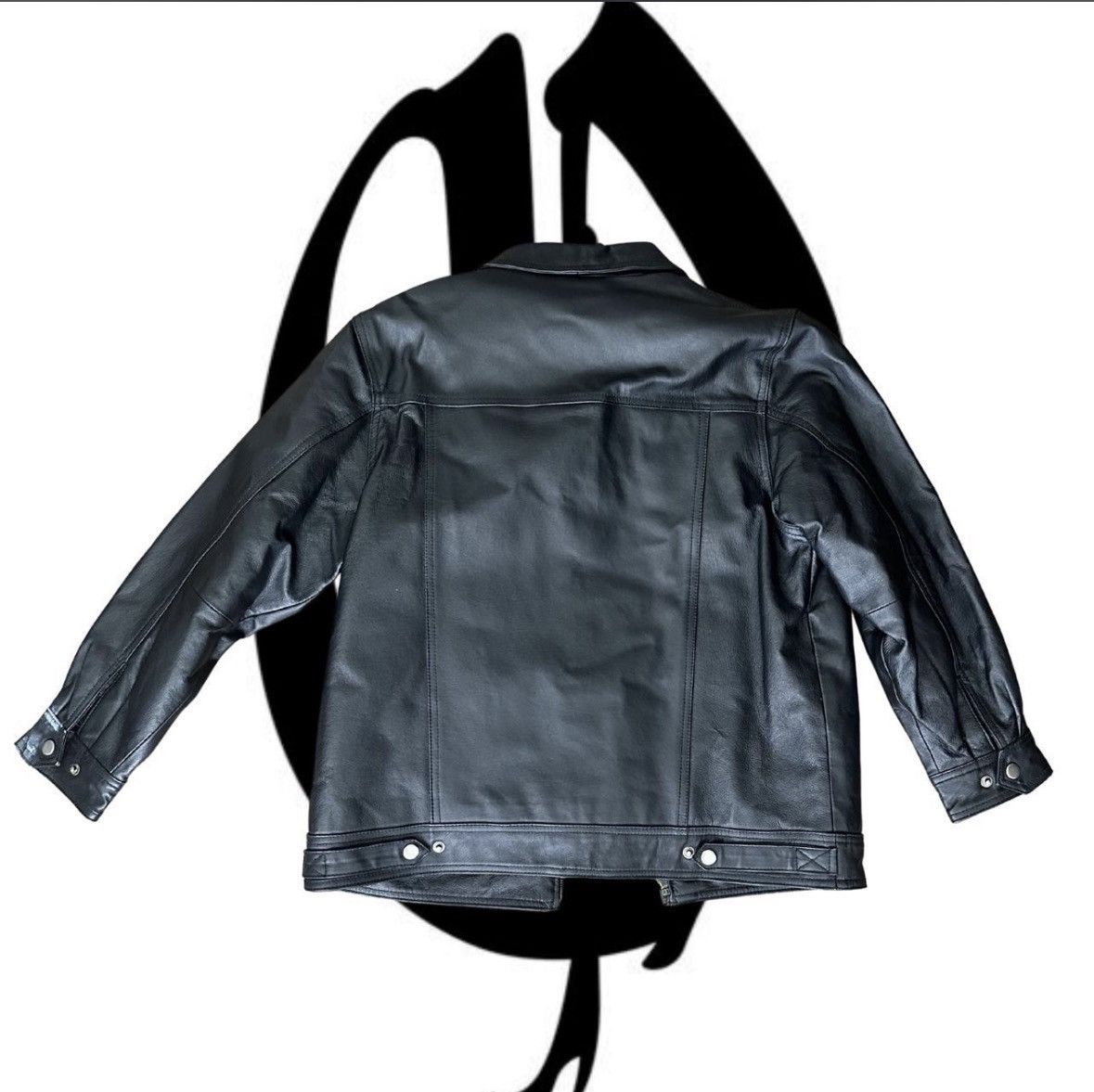 Other Vintage Black Leather jacket Size US L / EU 52-54 / 3 - 3 Thumbnail