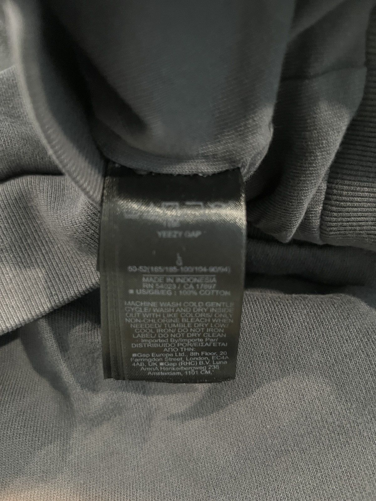 Balenciaga × Gap × Yeezy Yeezy Gap Pullover Hoodie Grey Large Size US L / EU 52-54 / 3 - 5 Thumbnail