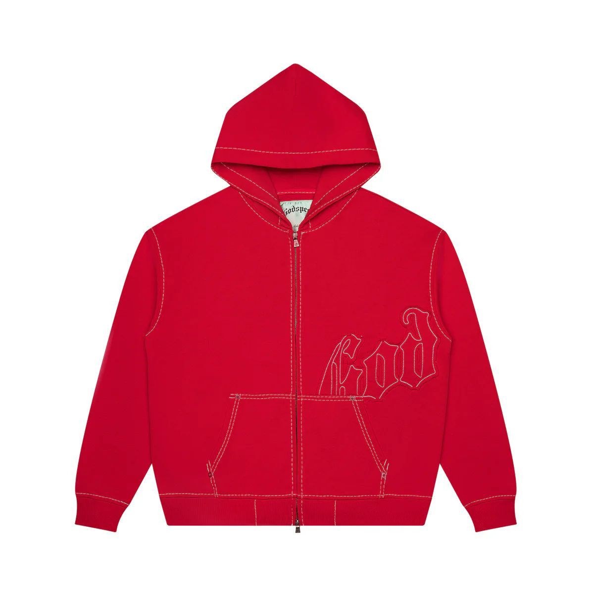 Godspeed Godspeed 'Stitched' OG Logo Red Hoodie Size US XXL / EU 58 / 5 - 1 Preview