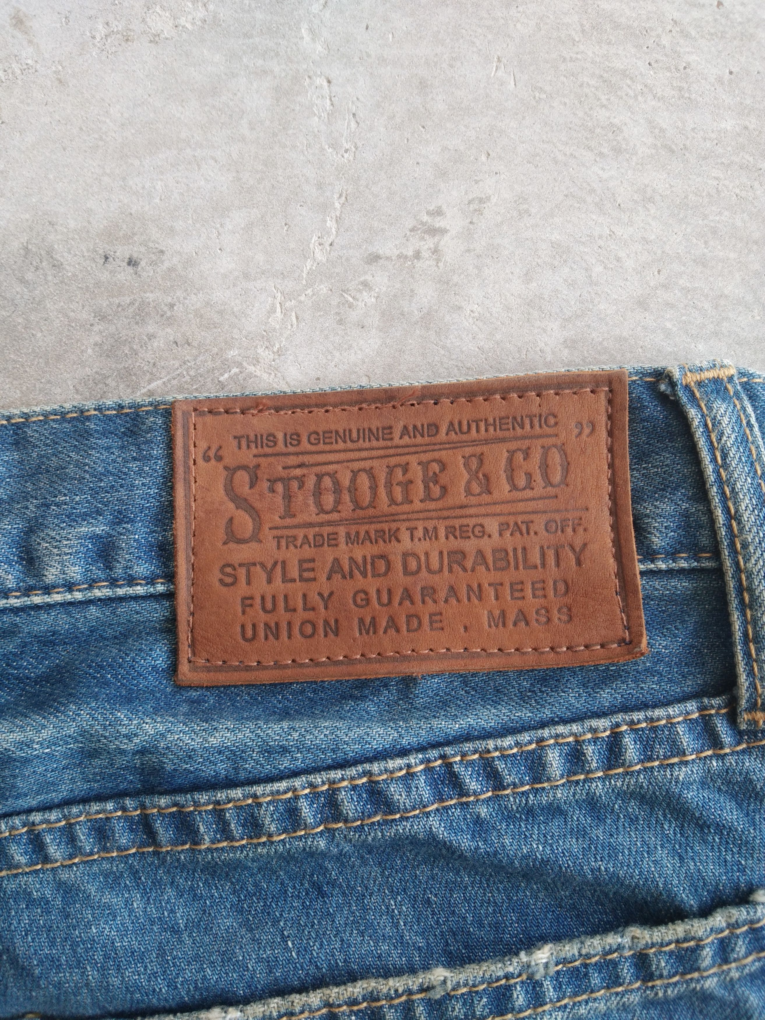Japanese Brand Vintage Japanese Stooge & Co Paint Splatter Jeans 31x31 Size US 31 - 3 Thumbnail
