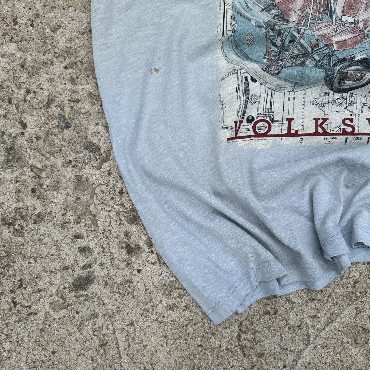 Band Tees × Vintage Vintage Volkswagen T-shirts Big Logo Distressed Y2K Style Size US XL / EU 56 / 4 - 6 Thumbnail