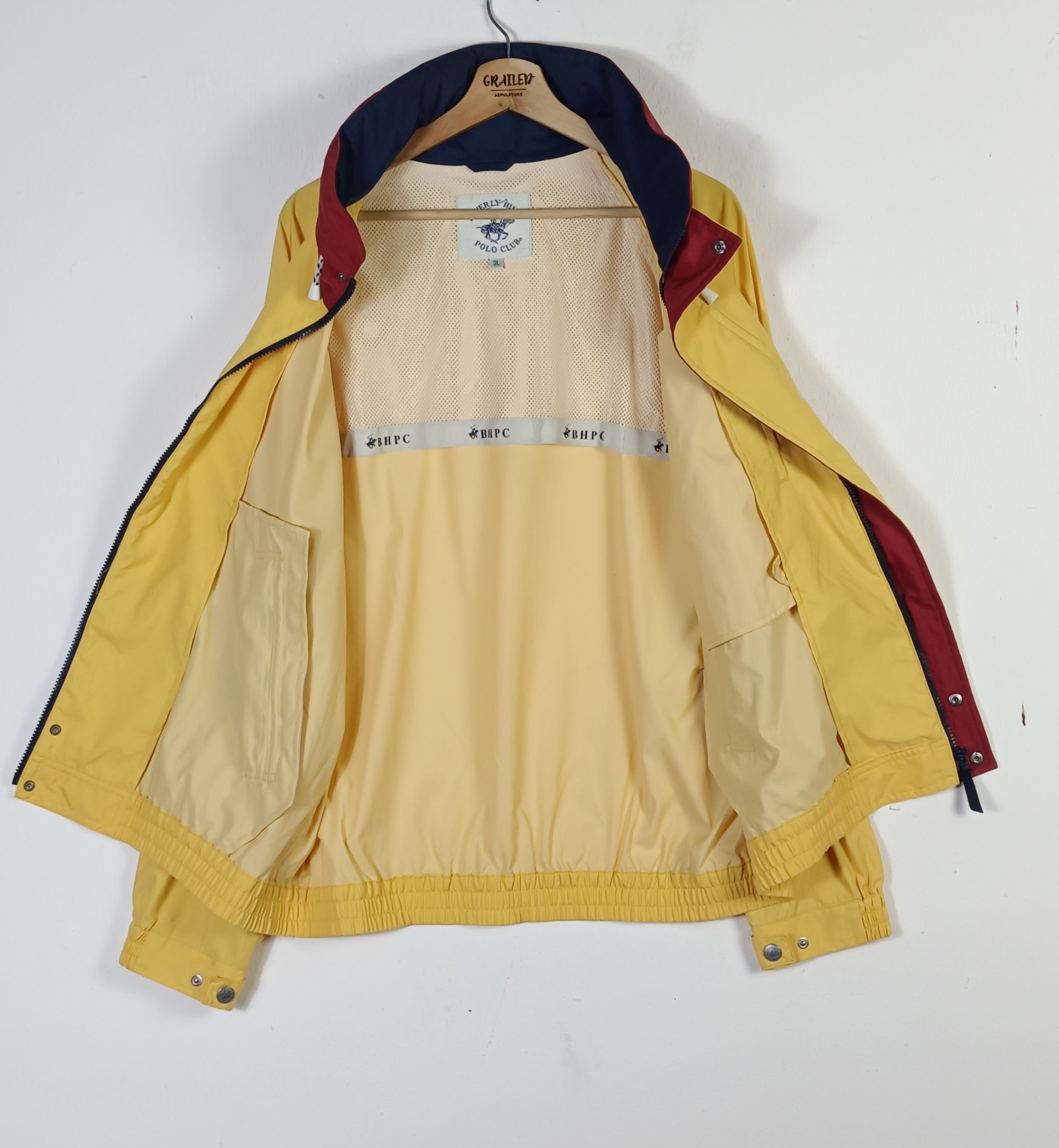 Beverly Hills Polo Club Vintage 90s Polo Club Baverly Hills Windbraker Size US XXL / EU 58 / 5 - 2 Thumbnail