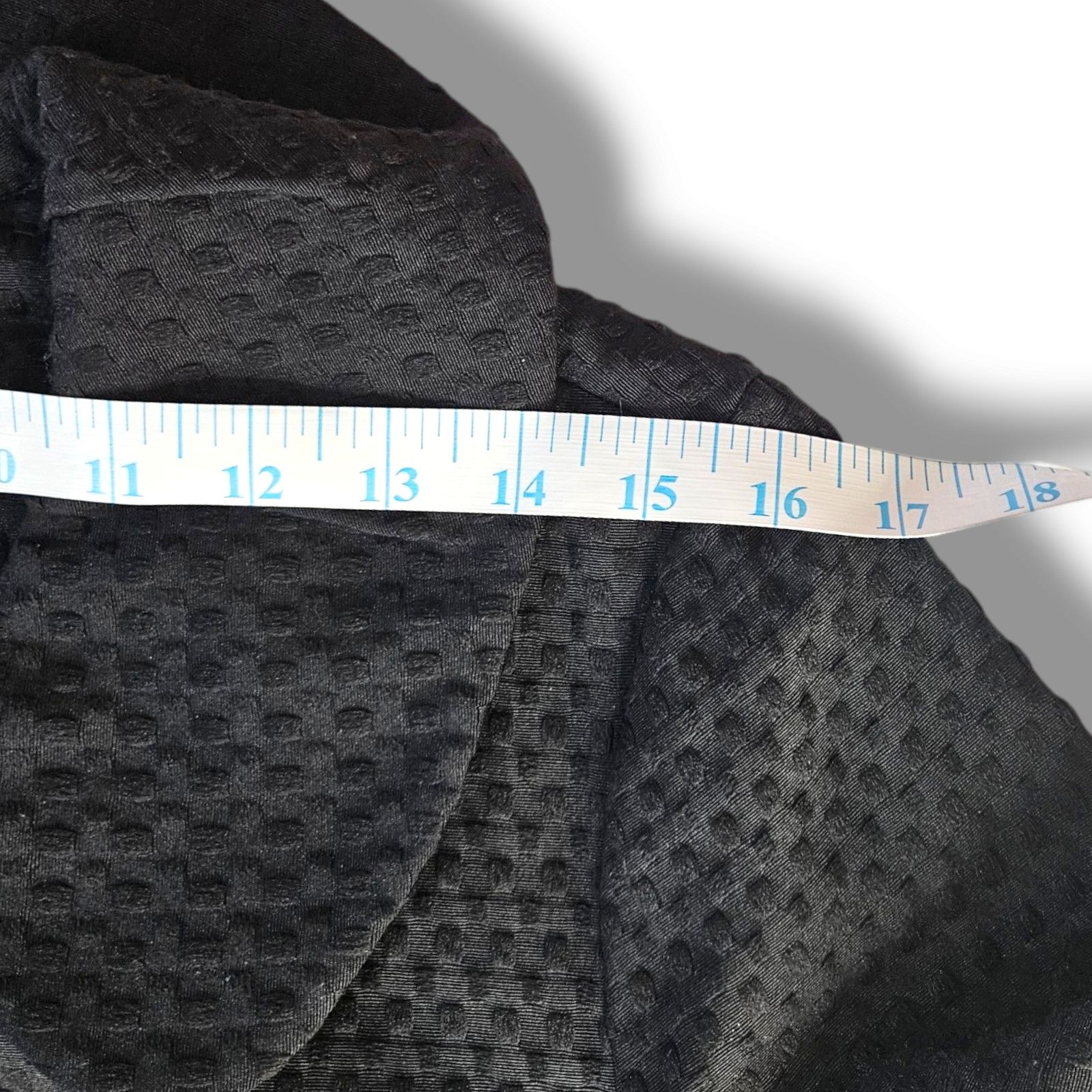 Other Du Jour Black Textured Rounded Flat Collar Jacket Size M Size M / US 6-8 / IT 42-44 - 7 Thumbnail