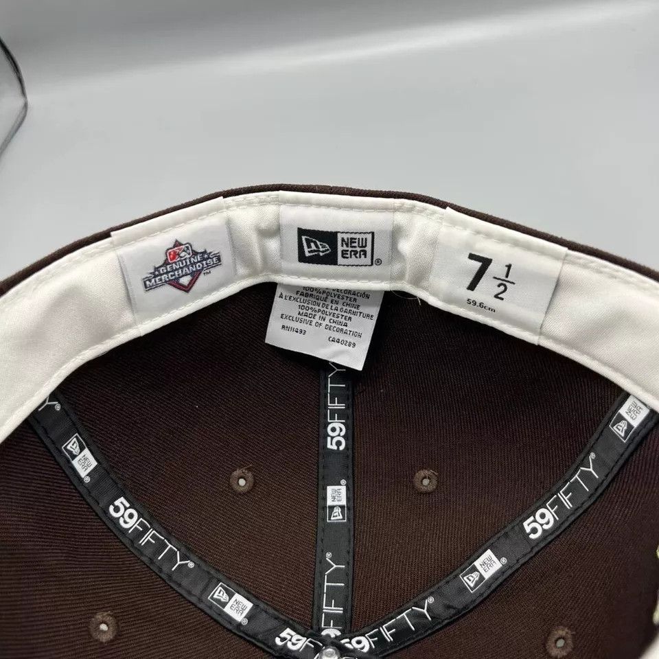 New Era Florida Marlins Hat Men 7 1/2 Jupiter 59Fifty New Era Fitted Size ONE SIZE - 4 Thumbnail