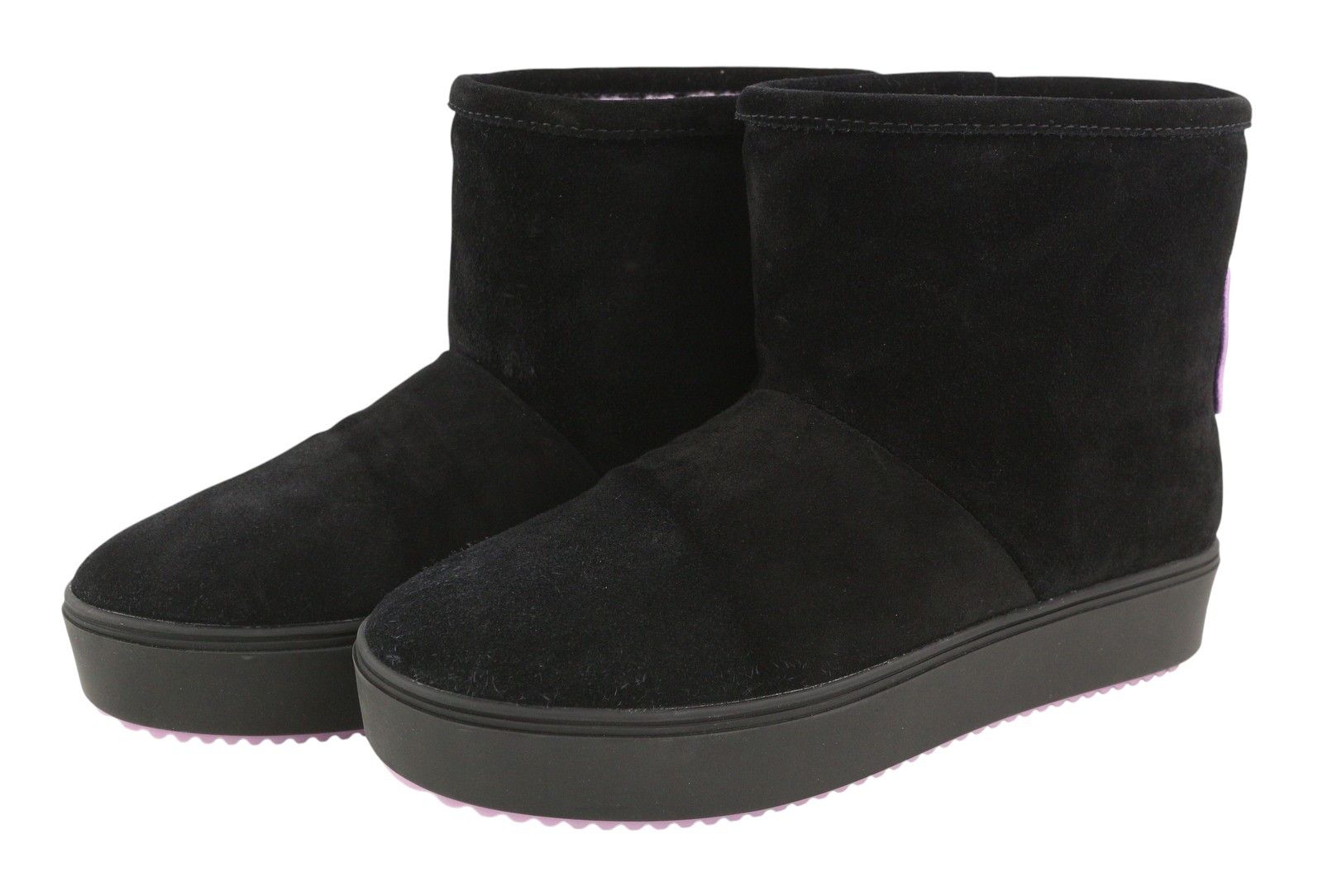Chiara Ferragni ANKLE EYELIKE BLACK SUEDE EU38 Fleece Boots 87735 Size US 7 / IT 37 - 4 Thumbnail