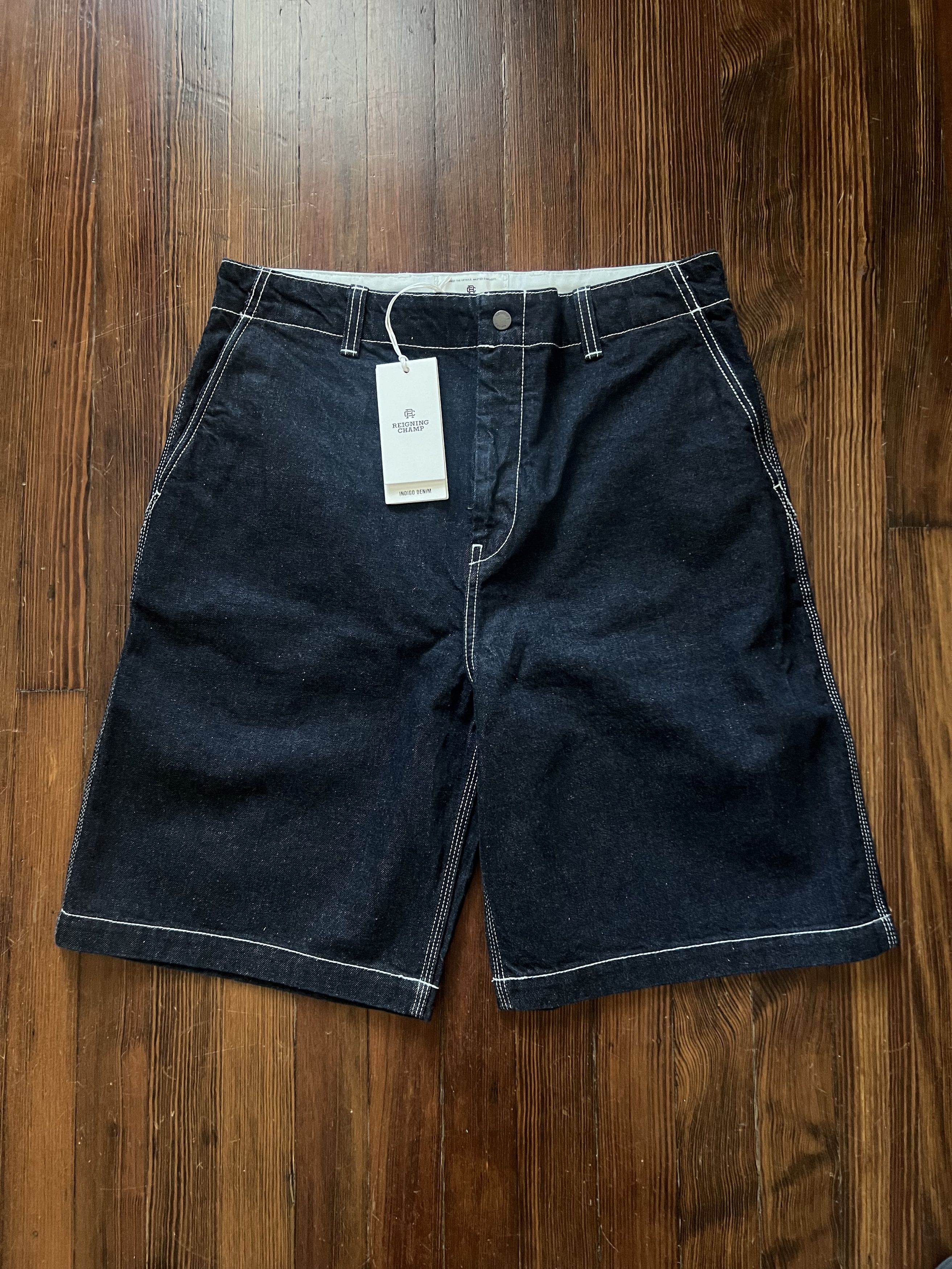 Reigning Champ Japan Indigo Dugout Shorts 10" Size US 32 / EU 48 - 1 Thumbnail