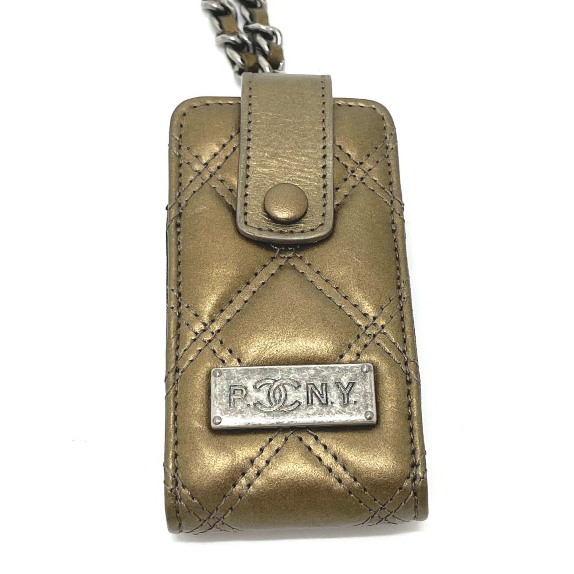 Chanel Chanel A32475 06A Matelasse Multi case mini Chain Shoulder Bag Gold x SilverHardware Size ONE SIZE - 1 Thumbnail
