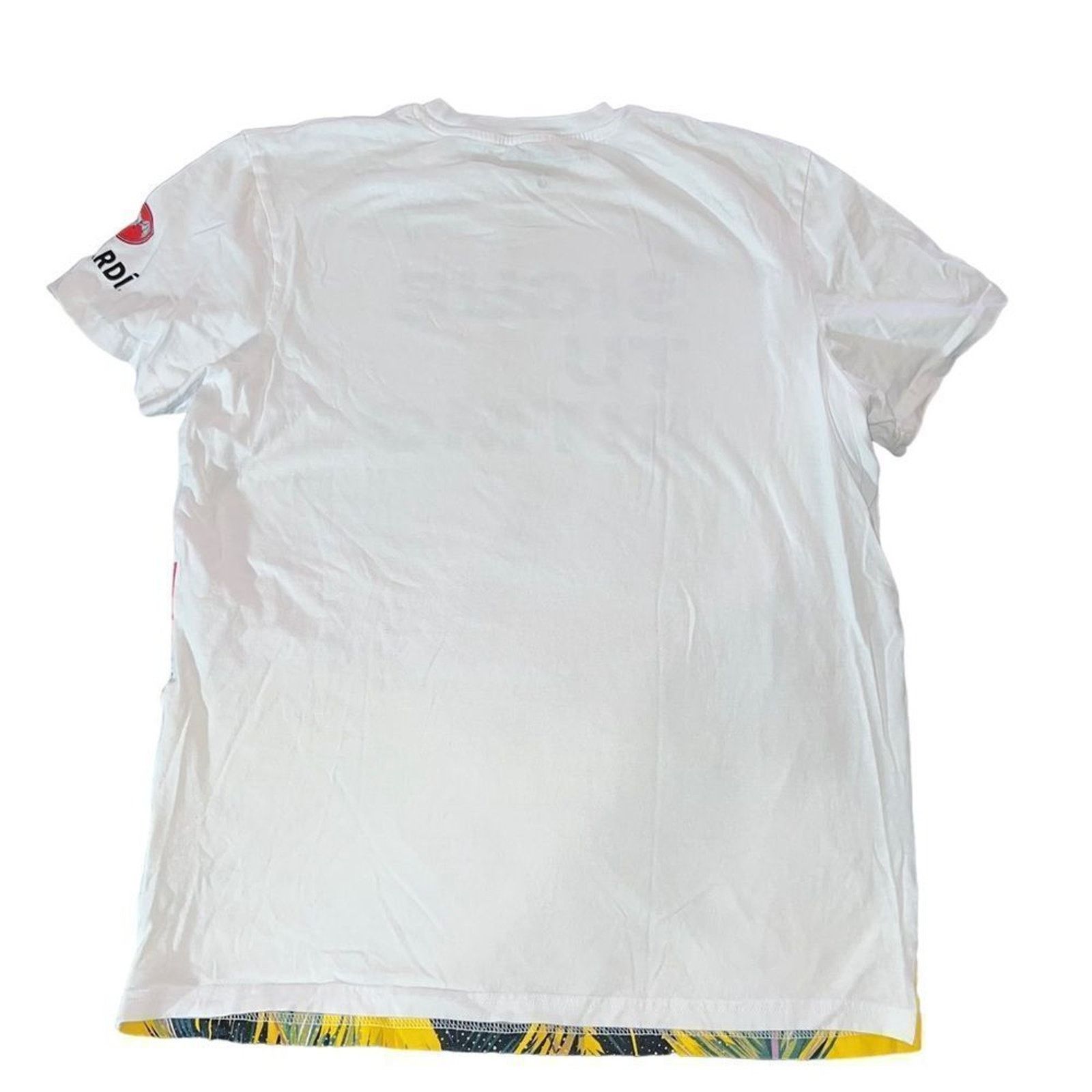 Bacardi Bacardi T-Shirt Large White Sigue Tu Ritmo Tropical Graphic Size US L / EU 52-54 / 3 - 4 Thumbnail