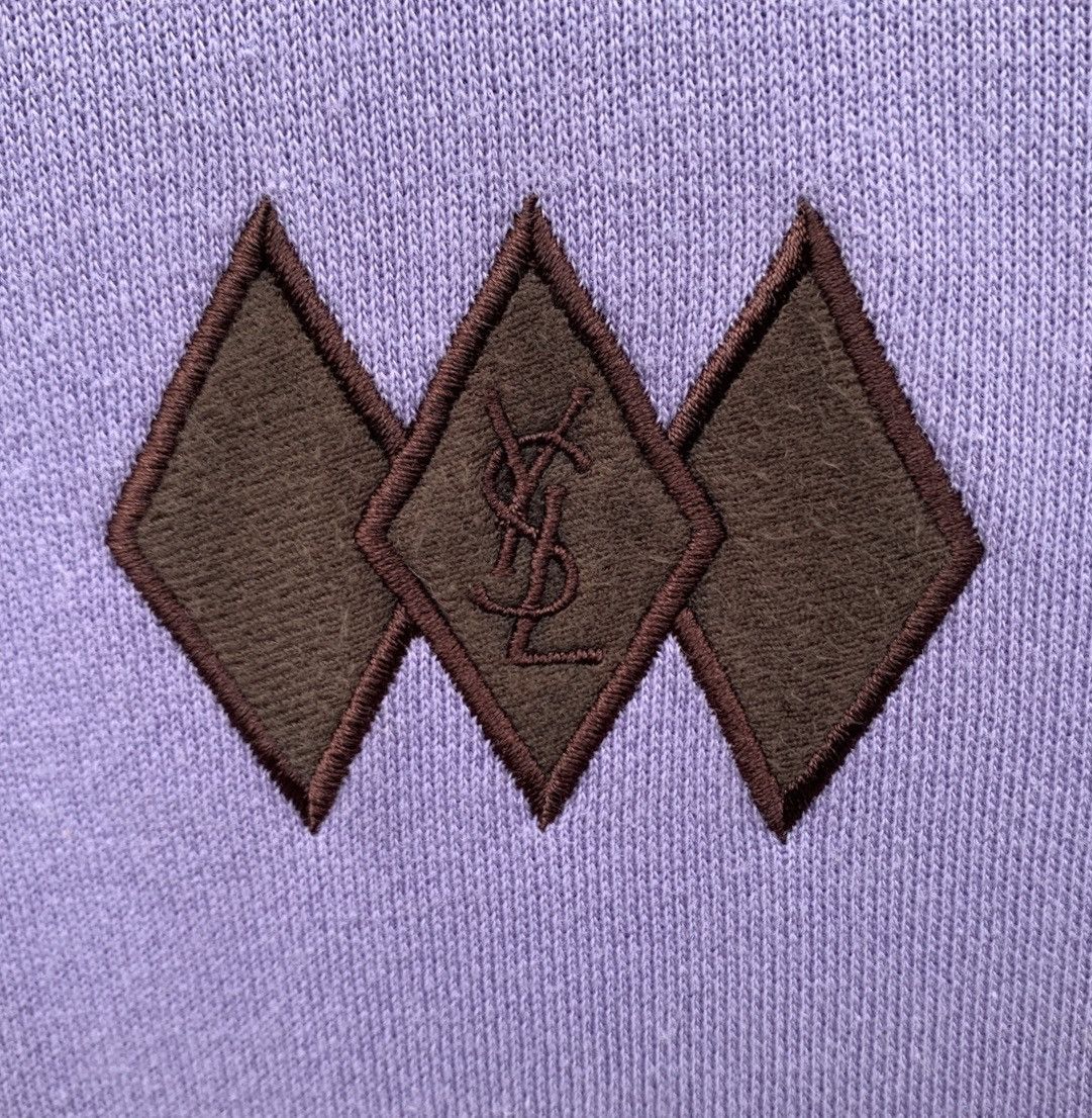 Yves Saint Laurent YSL CREWNECK LONG SLEEVE SWEATSHIRT EMBROIDERED LOGO Size US M / EU 48-50 / 2 - 7 Thumbnail