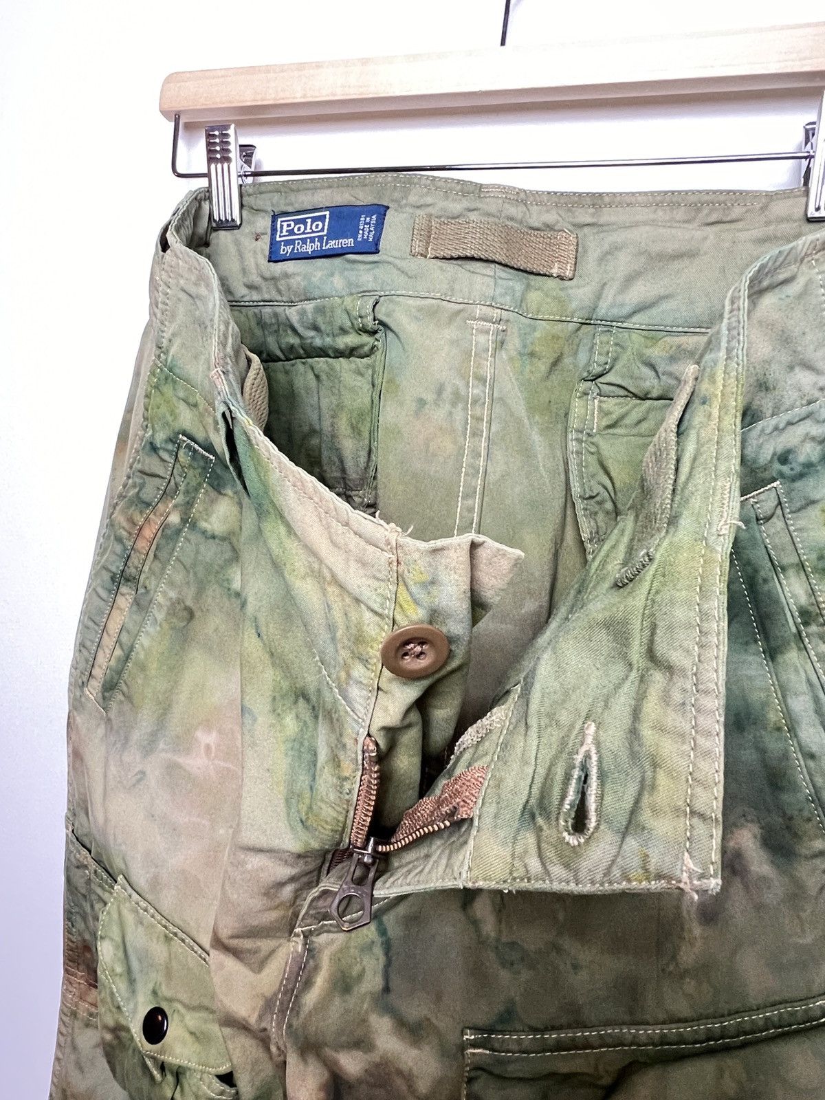 Polo Ralph Lauren ralph lauren tie dye cargo camo multipocket army pants Size US 34 / EU 50 - 11 Thumbnail