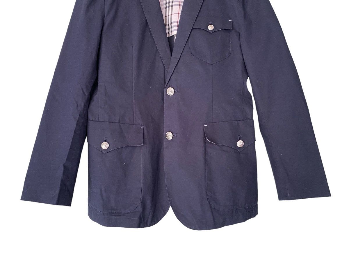Burberry BURBERRY PROSUM Blazer Dark Blue Size 42S - 4 Thumbnail