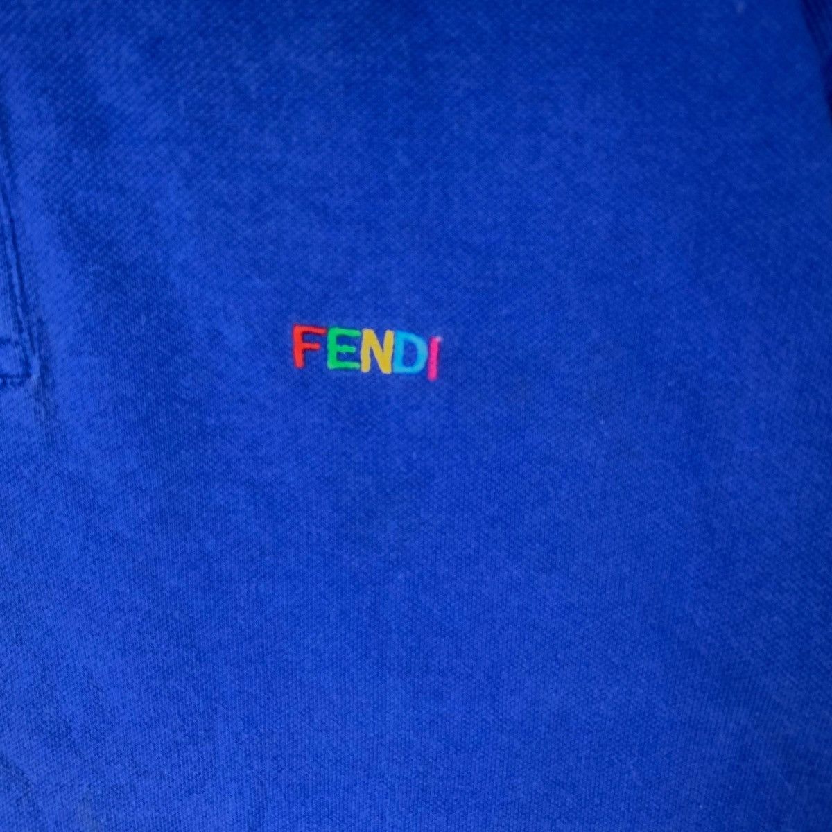 Fendi Vintage FENDI UOMO COLLECTION Polo Tee Shirt Top Size US M / EU 48-50 / 2 - 4 Thumbnail