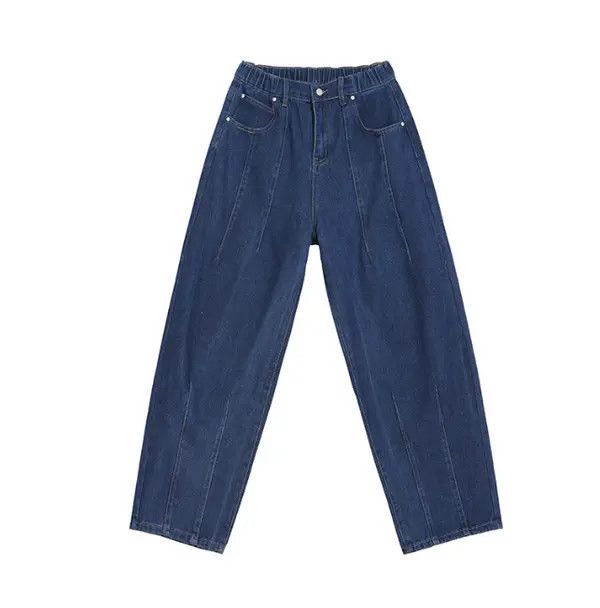 Japanese Brand Retro washed loose trendy casual wide-leg jeans Size US 32 / EU 48 - 4 Thumbnail