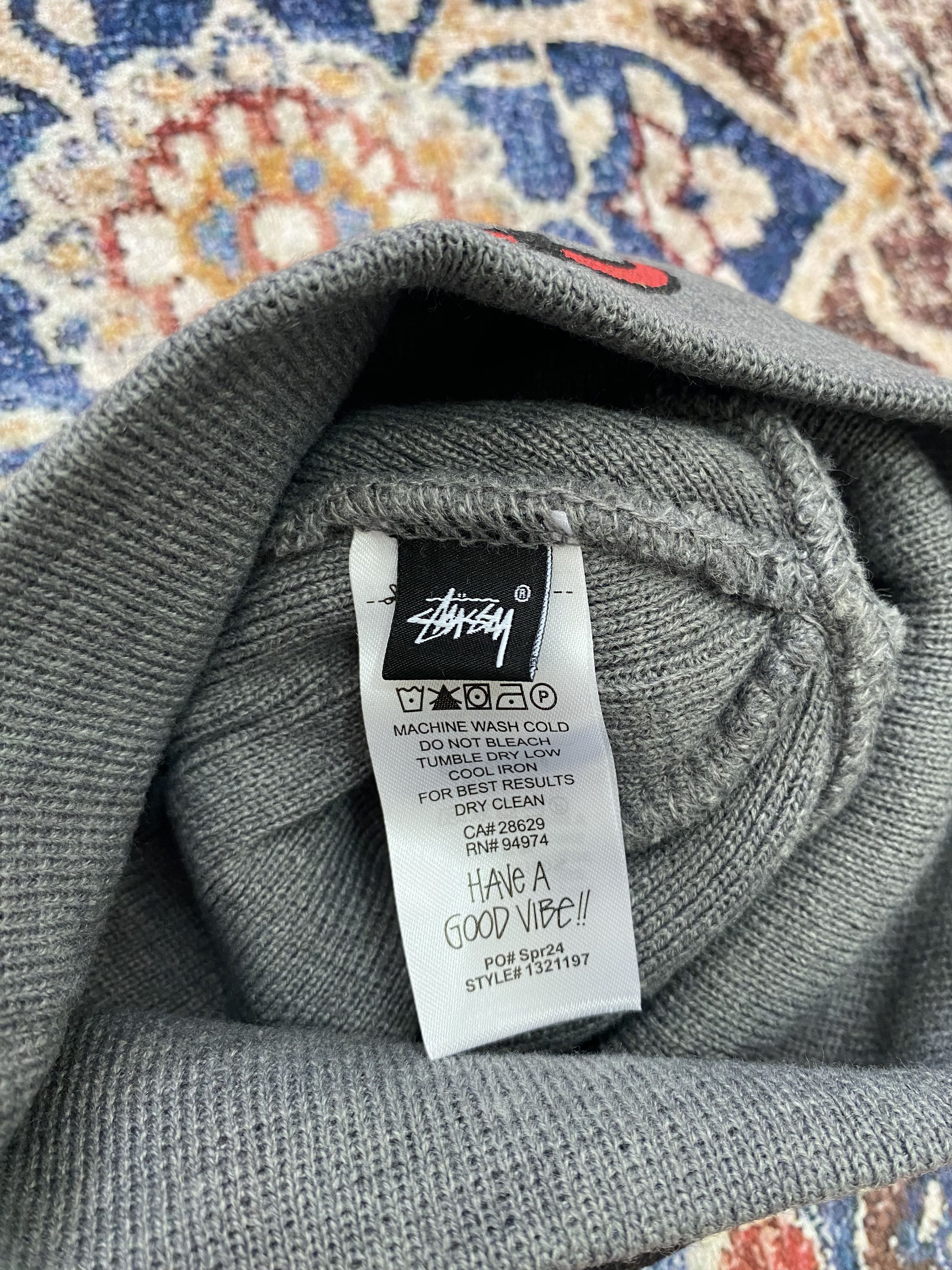 Stussy Stussy Mixed Logo Skullcap - Grey Size ONE SIZE - 3 Thumbnail