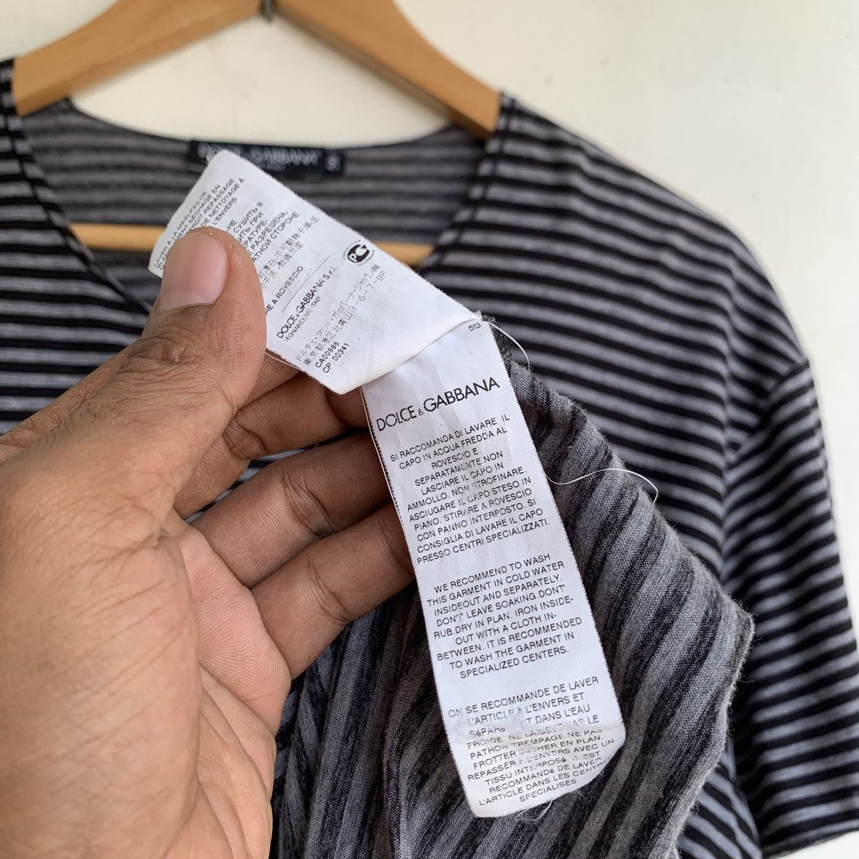 Dolce & Gabbana Dolce & Gabbana Stripe Tee Size US M / EU 48-50 / 2 - 7 Thumbnail