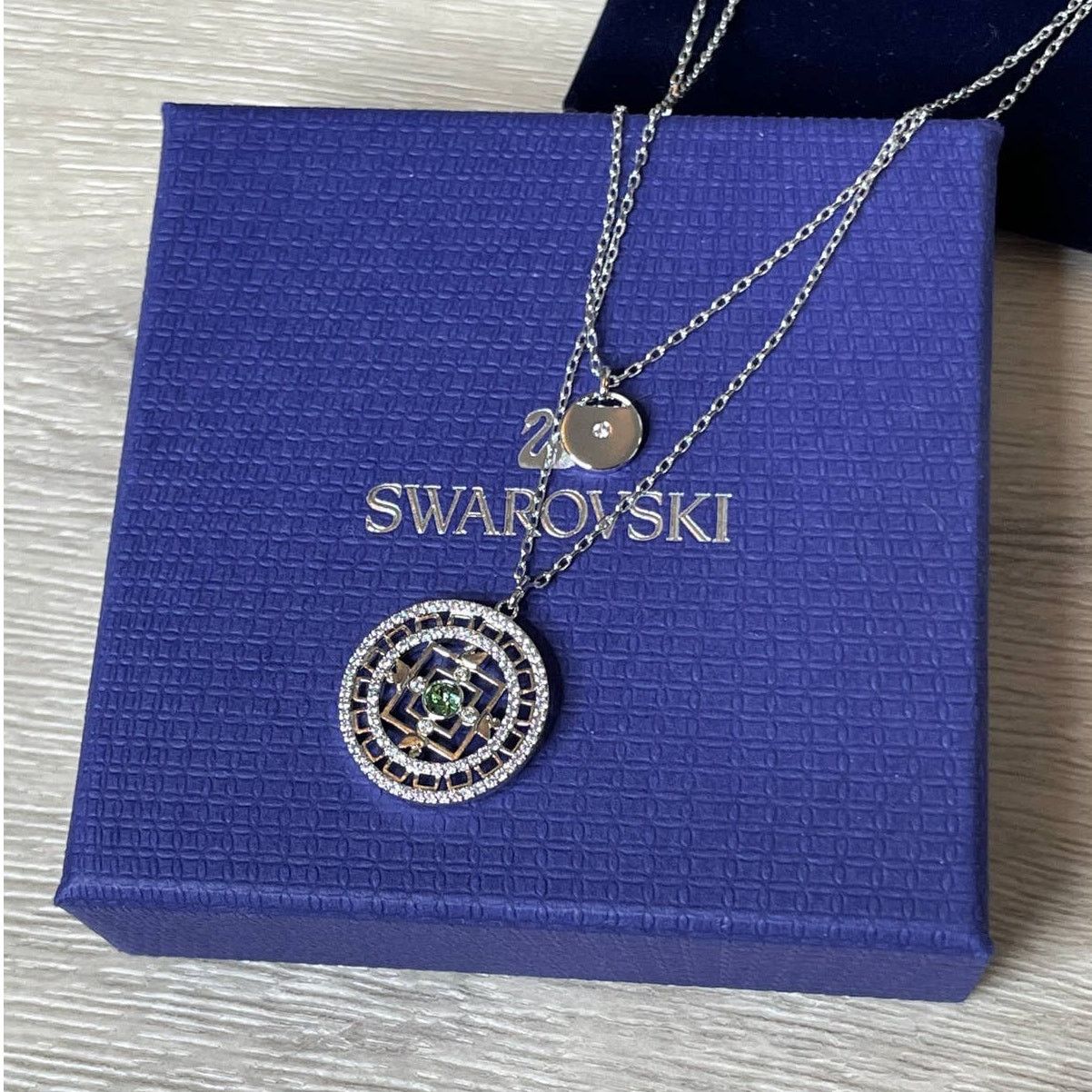 Swarovski Swarovski Symbolic Mandala Necklace White, Rhodium plated Size ONE SIZE - 12 Thumbnail