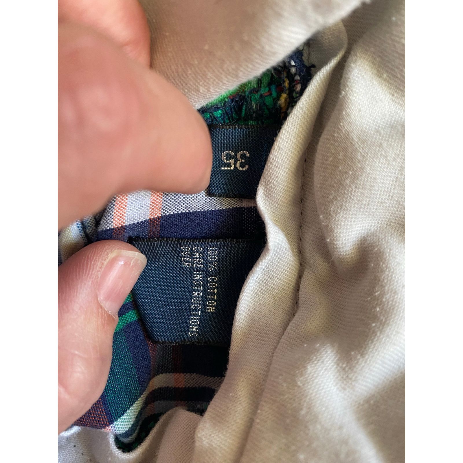 Ralph Lauren Ralph Lauren 90s madras plaid patchwork shorts size 35** Size US 35 - 6 Thumbnail