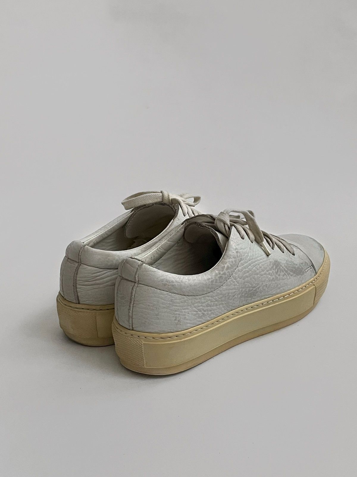 Acne Studios Acne Studios leather platform distressed shoes Size US 8 / IT 38 - 5 Thumbnail