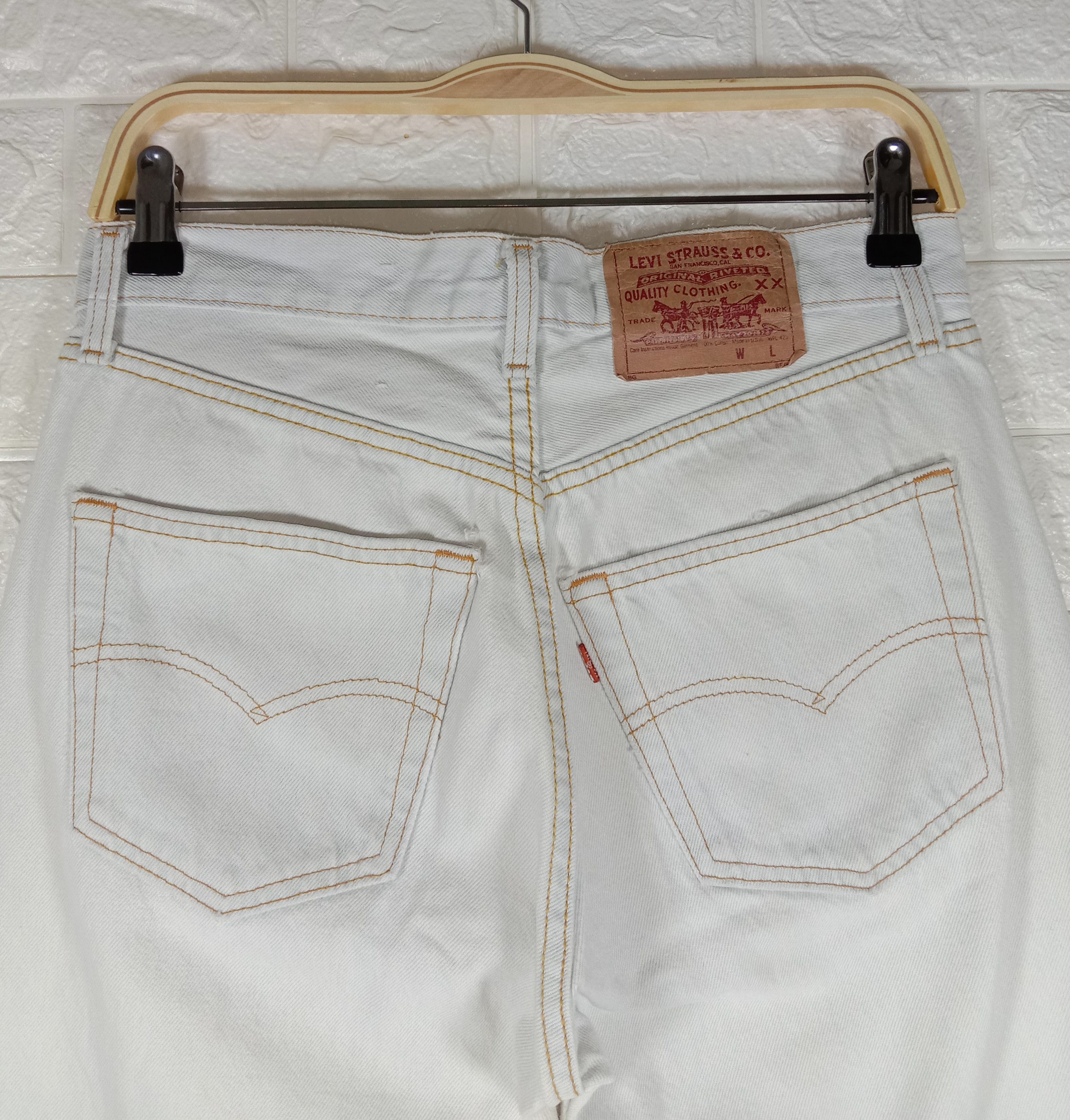 Levi's Vintage Levi’s 501 Jeans Fly Button Denim Size 30" / US 8 / IT 44 - 6 Thumbnail