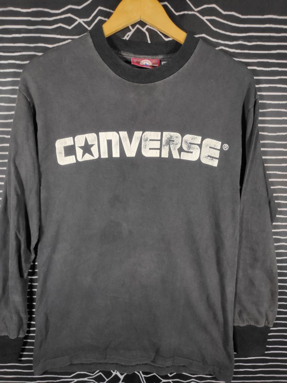 Converse Vtg 90s Converse Spell Out Made In Usa Tee Size M Size US M / EU 48-50 / 2 - 3 Thumbnail