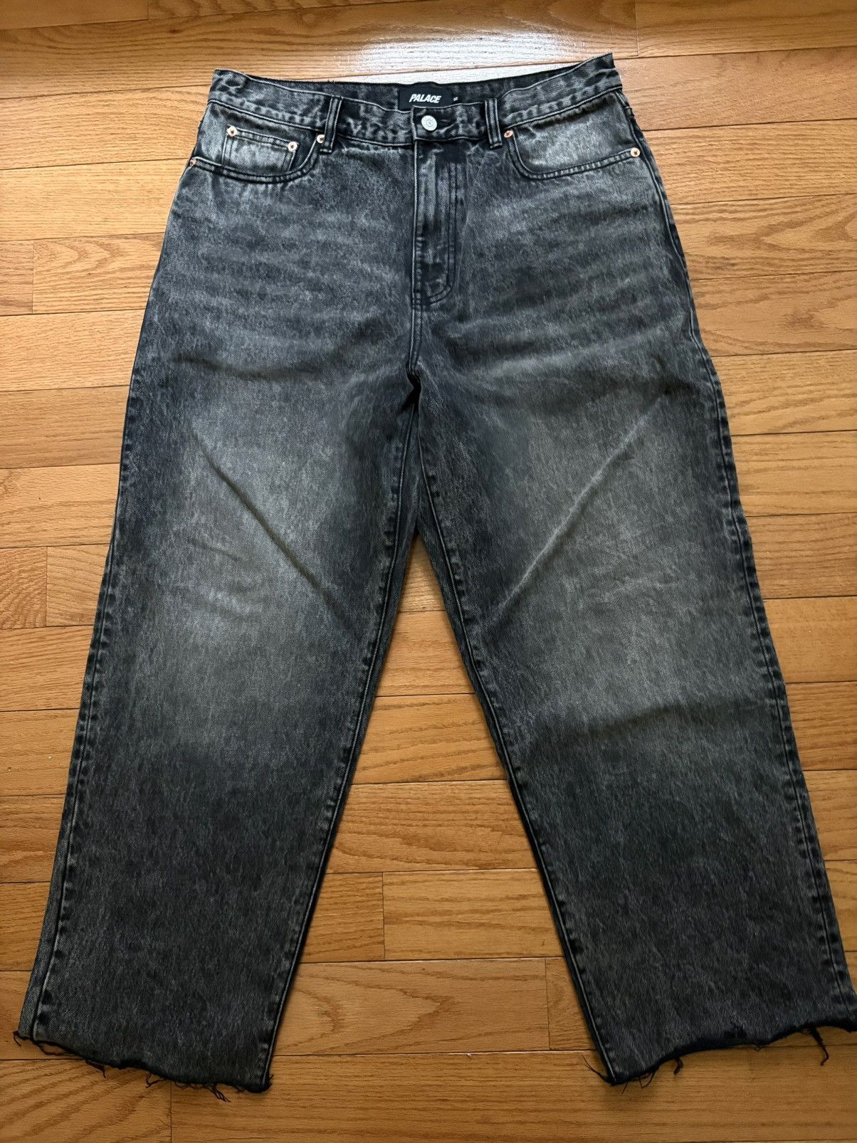 PALACE SKATEBOARDS P90 BAGGY JEAN GREY WASH